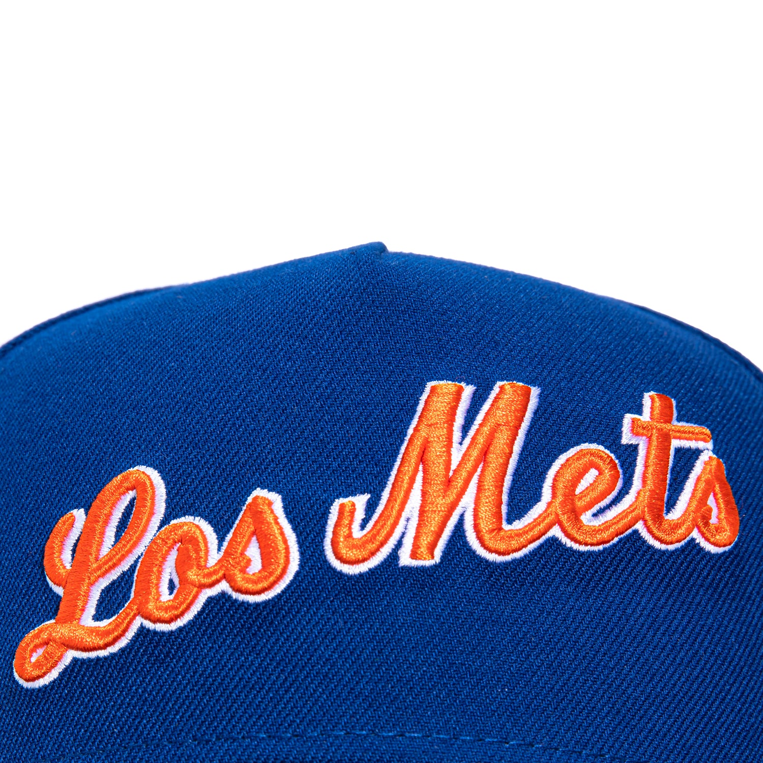 New Era 9Forty A-Frame New York Mets Los Mets Script Snapback Hat - Royal & Black - Official MLB Baseball Cap for Men & Women - Perfect for Games, Streetwear & Sports Fan Fashion
