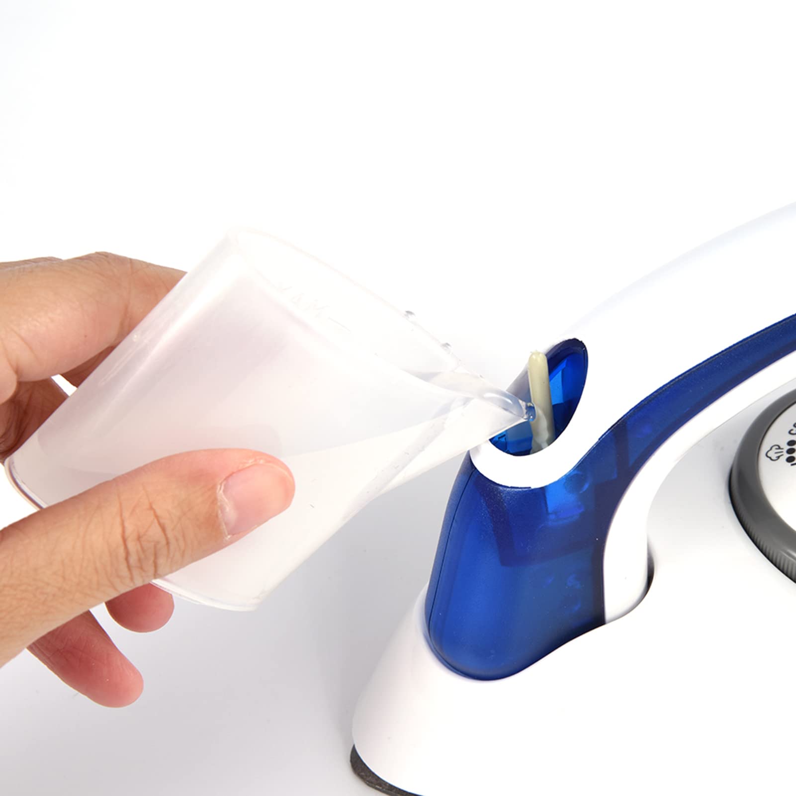 Portable Foldable Travel Iron with Temperature Control - Compact Handheld Steamer for Wrinkle-Free Clothes - Perfect for Business Trips, Vacations & Dorm Use