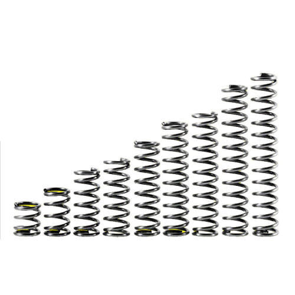 High-Quality Compression Spring 1.5mm Wire Diameter 8mm Outer Diameter - Mechanical Return Spring for Industrial Equipment, Automotive Parts, and DIY Projects (10-Pack)
