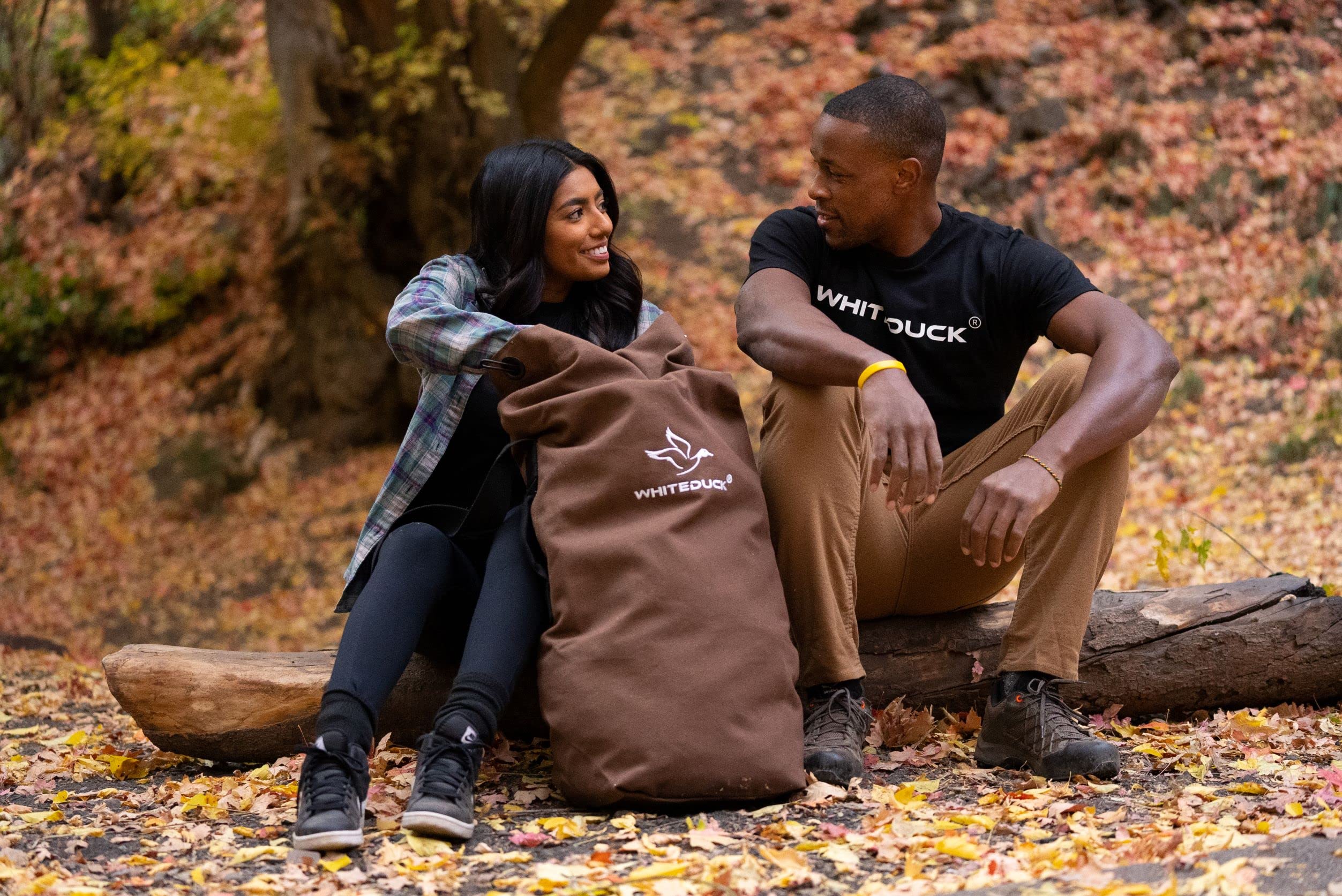 WHITEDUCK Heavy Duty Top Load Canvas Folding Duffel Bag - Water Resistant Military Style Shoulder Bag for Men & Women - Extra Large 30