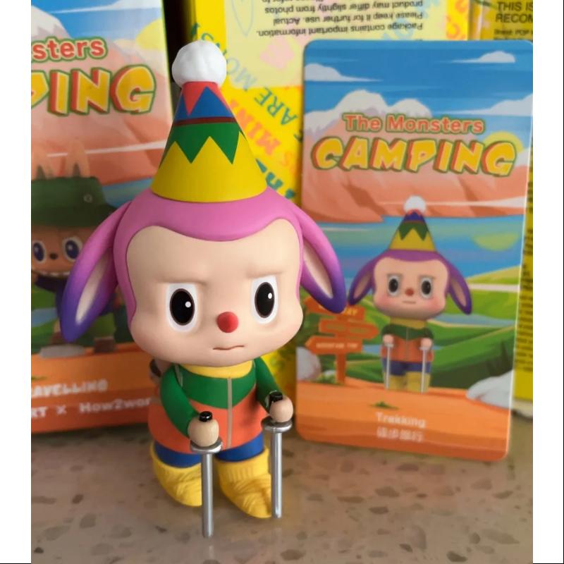 Labubu The Monsters Camping Series Trekking Action Figure - Collectible Vinyl Toy for Outdoor Adventures & Camping Enthusiasts | Perfect for Shelf Displays, Gifts, and Camping-Themed Decor