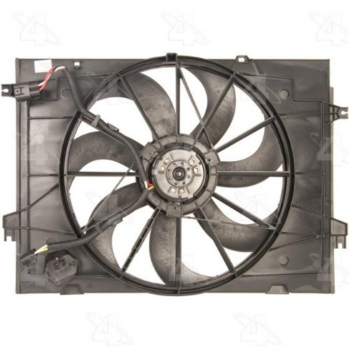 Four Seasons Radiator Fan Motor Assembly 75637 - High Performance Cooling Fan for Cars, Trucks & SUVs - Perfect for Engine Overheating Prevention & AC System Efficiency