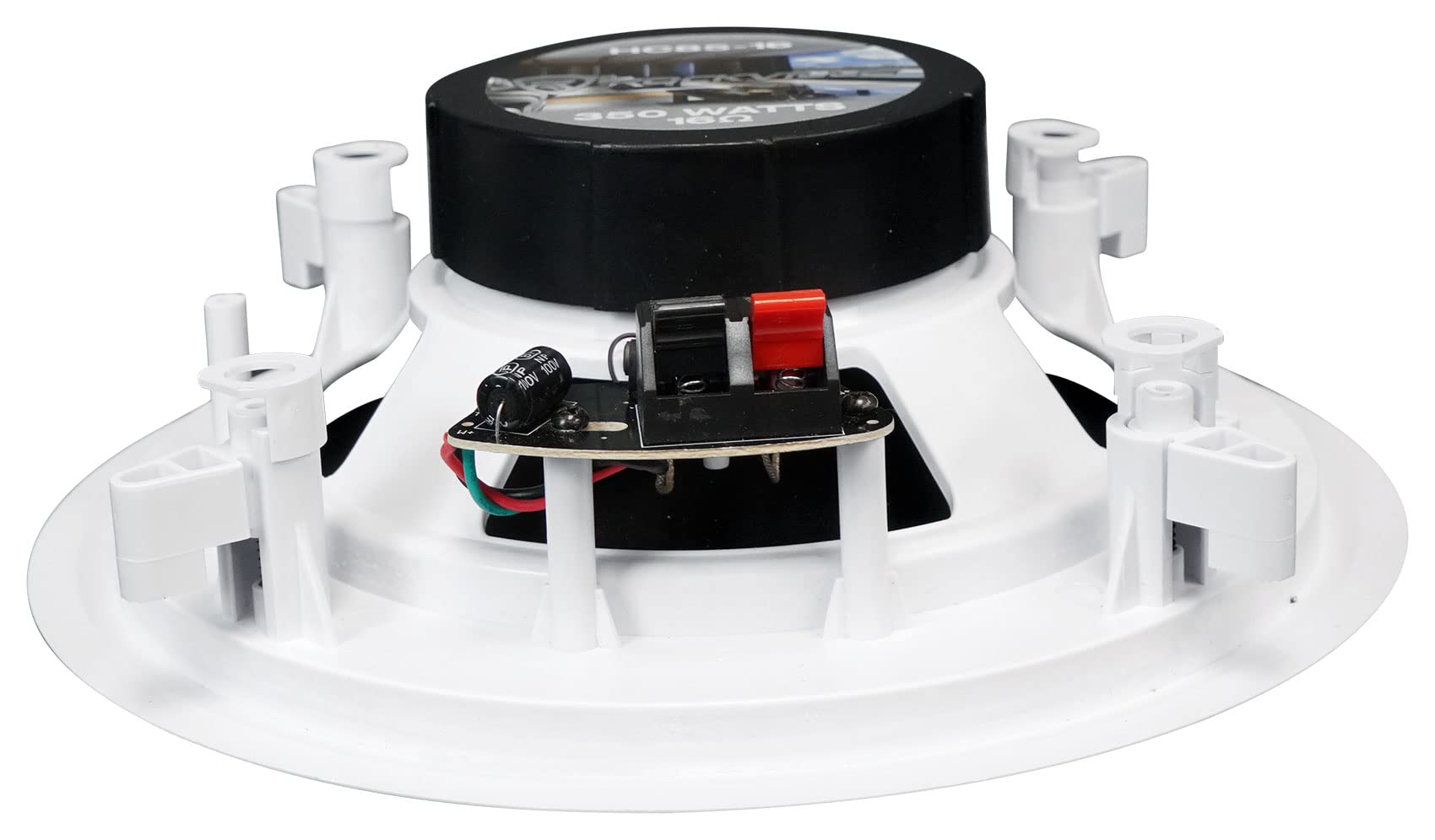 Rockville HC85-16 8 Inch 700 Watt White In-Ceiling Home Theater Speakers (16 Ohm) - Perfect for Surround Sound Systems and Multi-Room Audio Setups