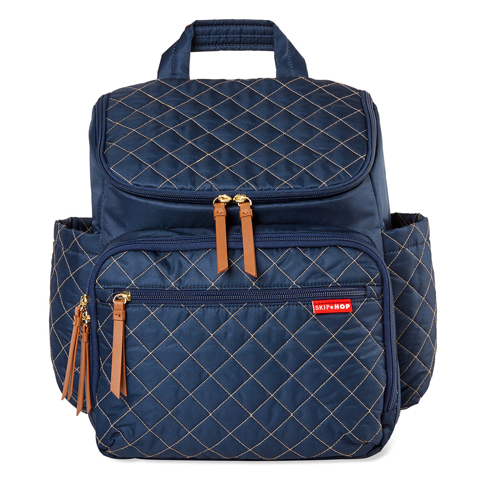 Skip Hop Forma Nappy Backpack - Stylish & Functional Diaper Bag for Parents - Navy Blue - Perfect for Daycare, Travel & On-the-Go Parenting