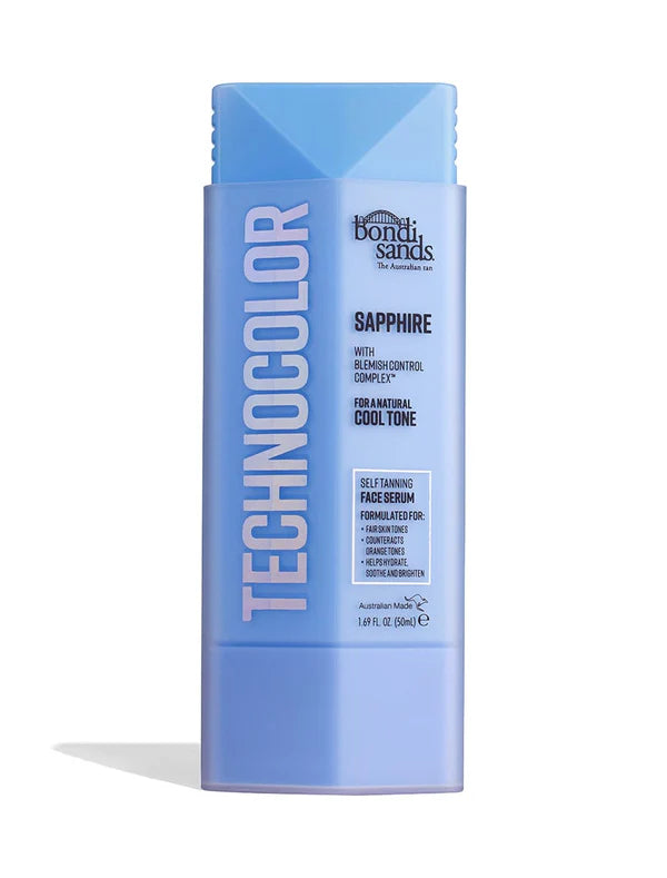 Bondi Sands Technocolor Self Tanning Face Serum - 50ml, 3 Natural Shades for a Sun-Kissed Glow | Perfect for Daily Use, Vacations & Special Occasions