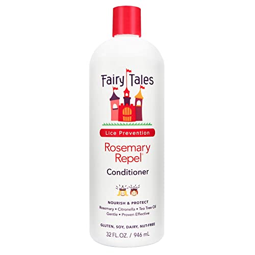Fairy Tales Rosemary Creme Conditioner 32oz - Natural Hair Care for Kids & Adults - Detangle & Moisturize for Soft, Shiny Hair - Perfect for Daily Use & Sensitive Scalps