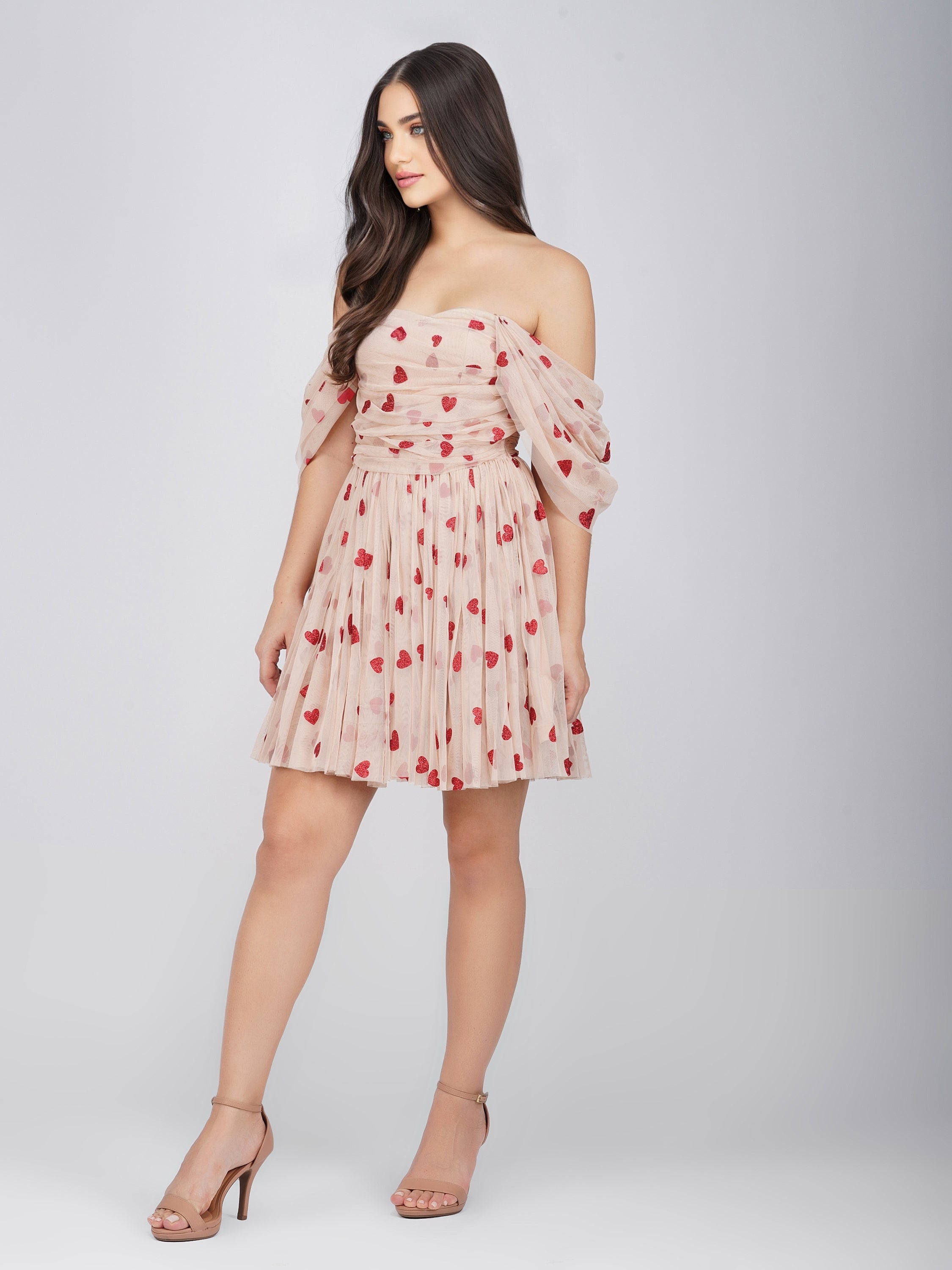 Sydney Red Heart Mini Dress - Sexy & Cute Summer Party Dress for Women | Perfect for Date Night, Club Outfits & Beach Vacations
