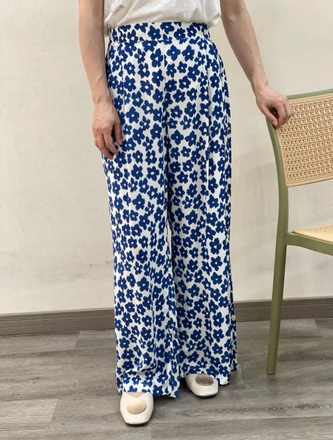 Archibald Floral Flowy Pants for Women - Comfortable & Stylish Boho Trousers for Casual Wear, Travel, and Summer Outfits