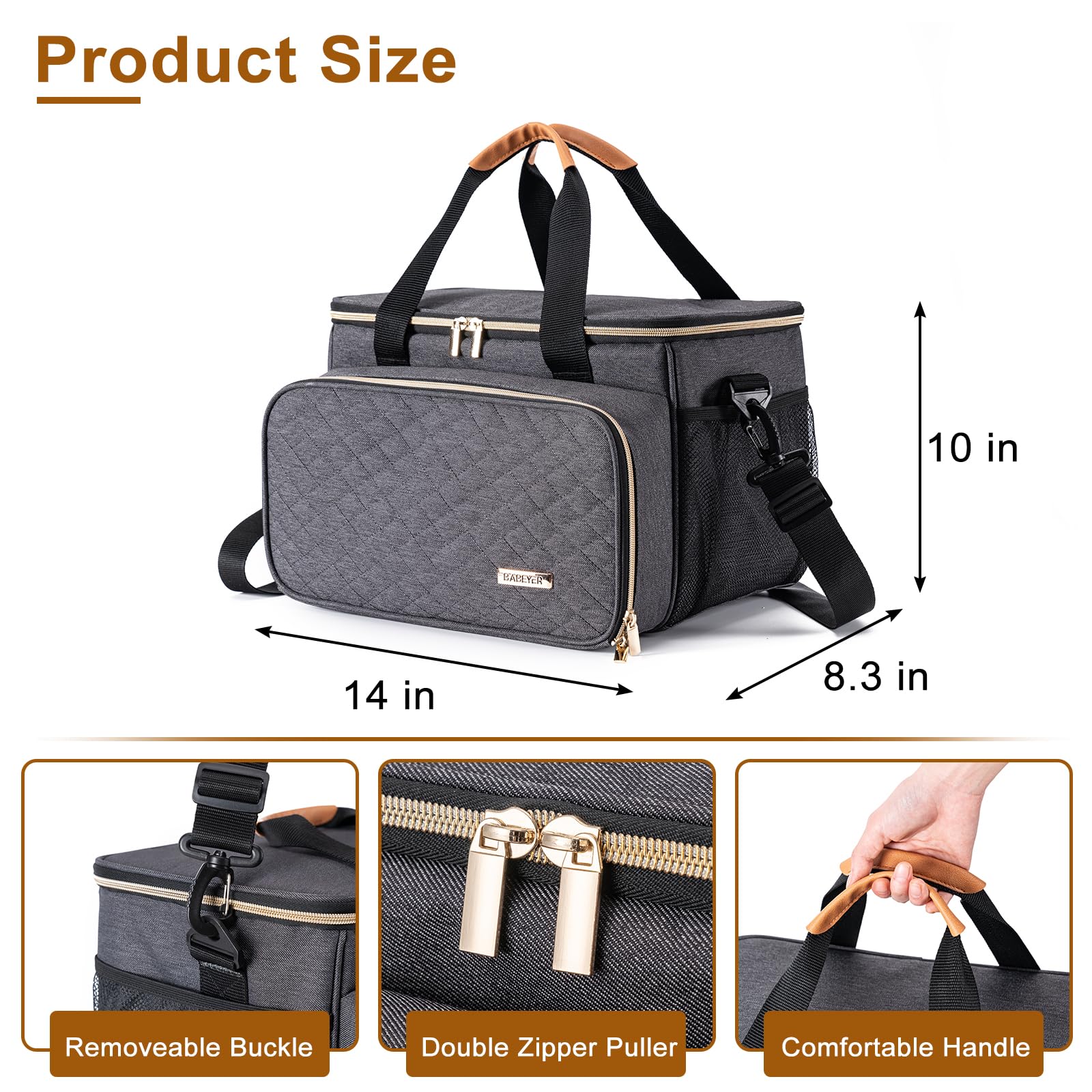 Premium Dog Grooming Vacuum Bag - Pet Hair Collection Kit for Vacuum Grooming Tools | Grey | Perfect for Home, Salon & Professional Pet Grooming Sessions
