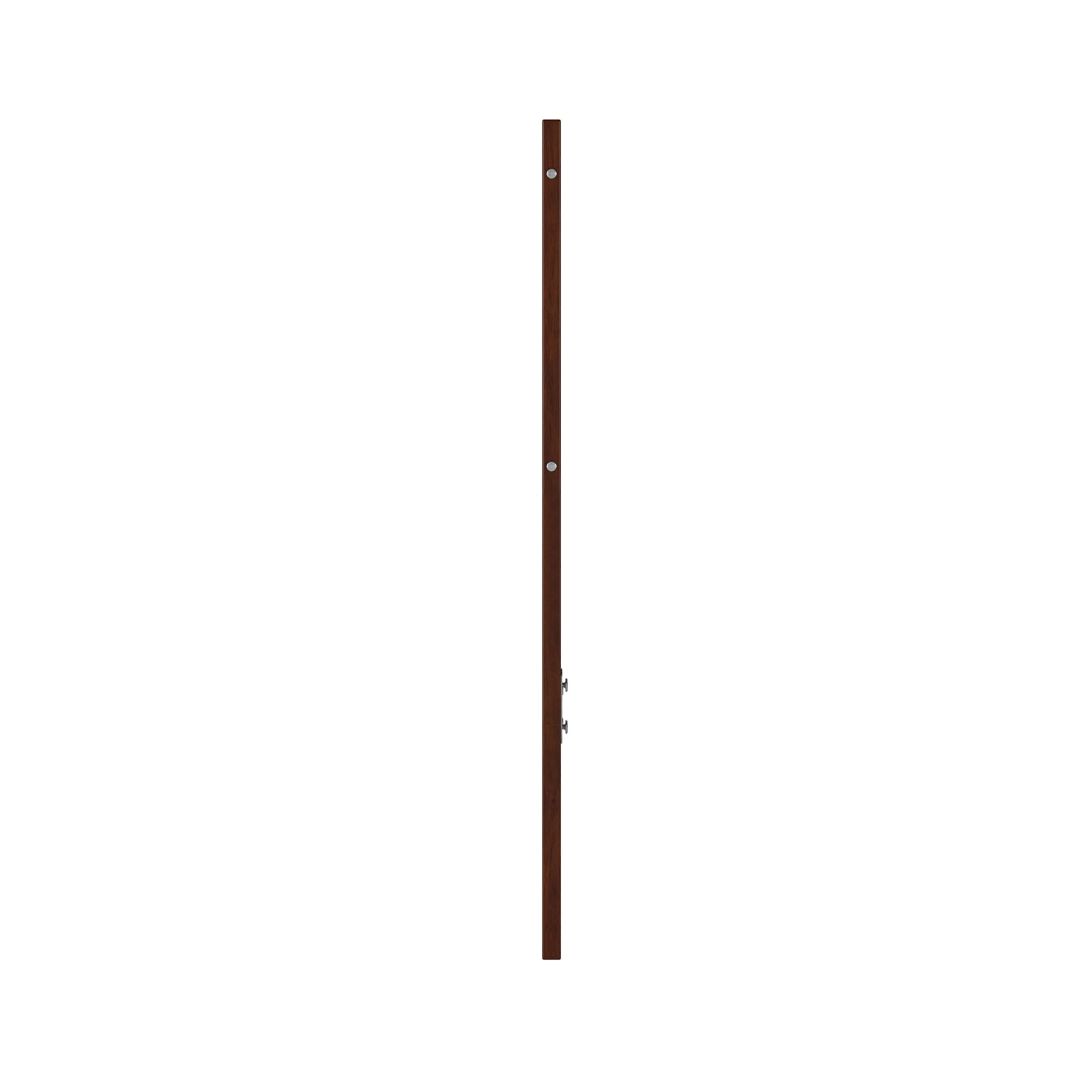 AFI Warren Twin Size Wood Headboard with USB Charging Port - Walnut Finish for Bedroom, Dorm, or Guest Room - Modern & Functional Design