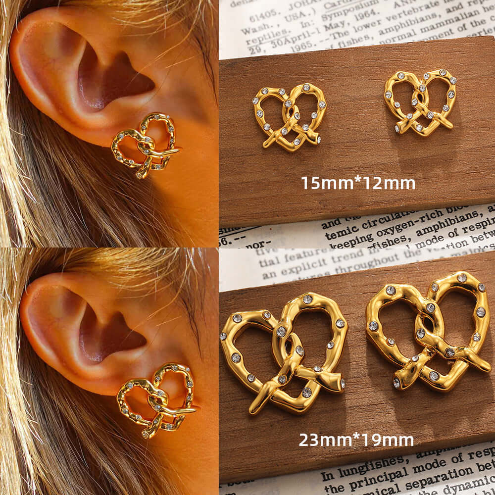 Stylish Baguette Stud Earrings | A2844 | Perfect for Everyday Wear & Special Occasions