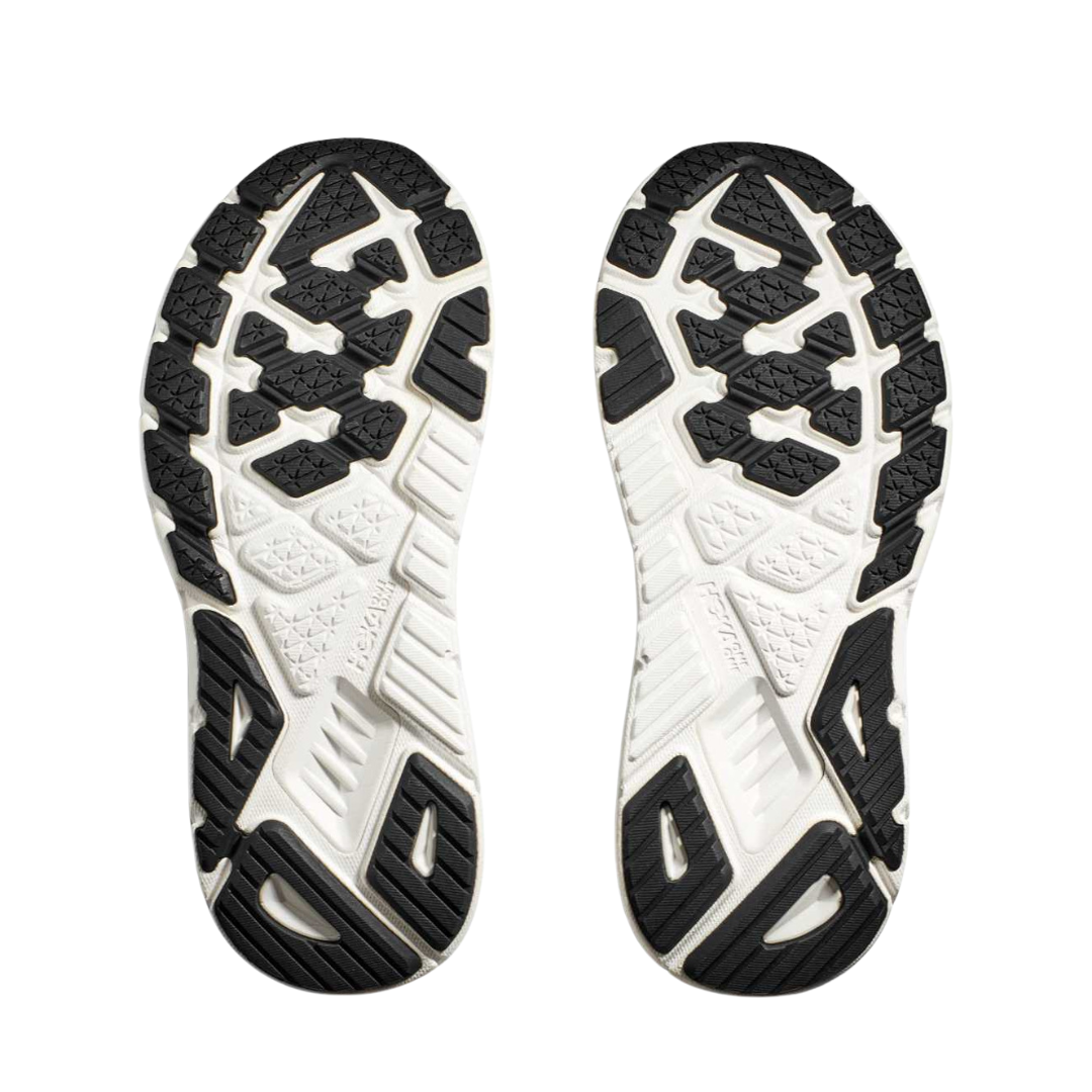 HOKA Women's Arahi 7 Running Shoes - Black/White (B Width) - Lightweight Stability Sneakers for Road Running, Jogging & Daily Workouts