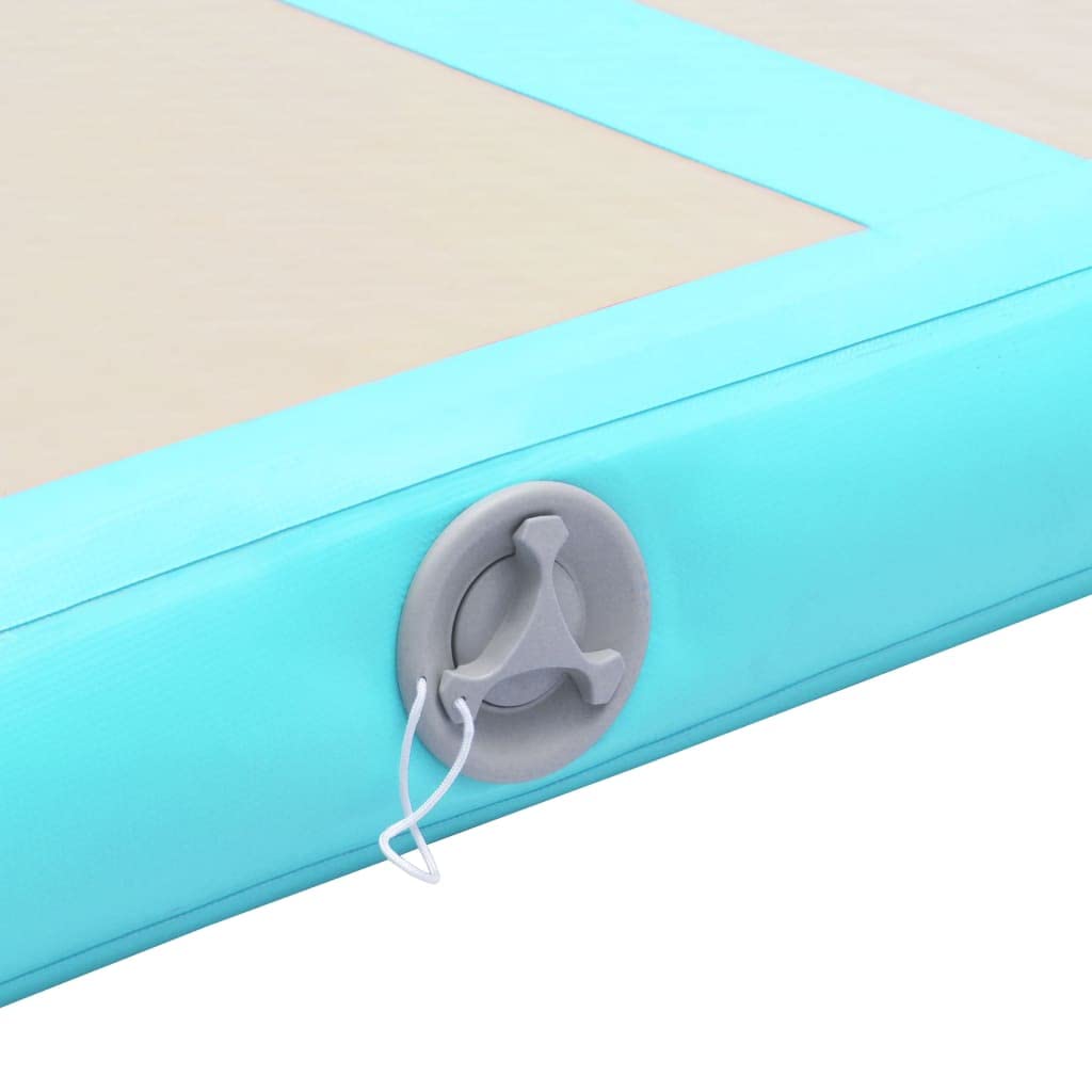 Inflatable Air Track Mat for Gymnastics, Tumbling & Training - Heavy Duty PVC with Electric Pump - Perfect for Home Gym, Cheerleading & Parkour Practice