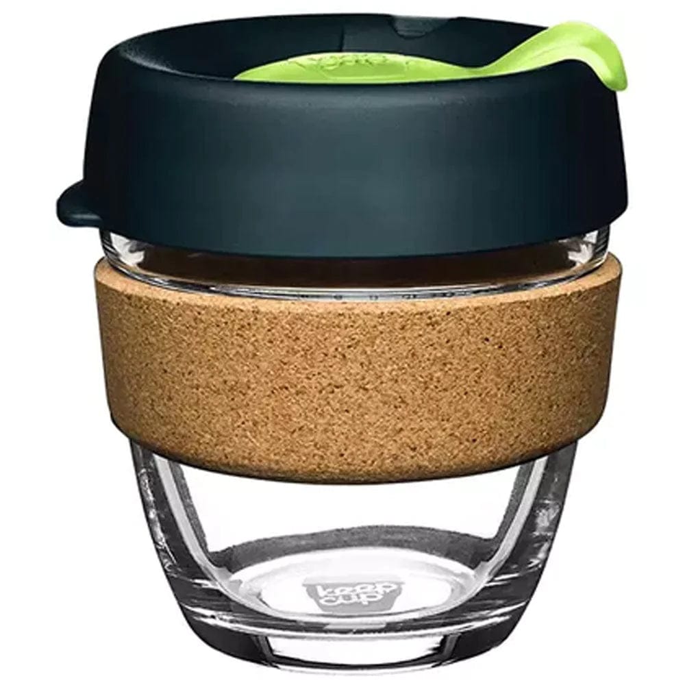 KeepCup Brew Cork 8oz Reusable Coffee Cup - Eco-Friendly Travel Mug for Hot & Cold Drinks - Perfect for Office, Commute, and Outdoor Adventures