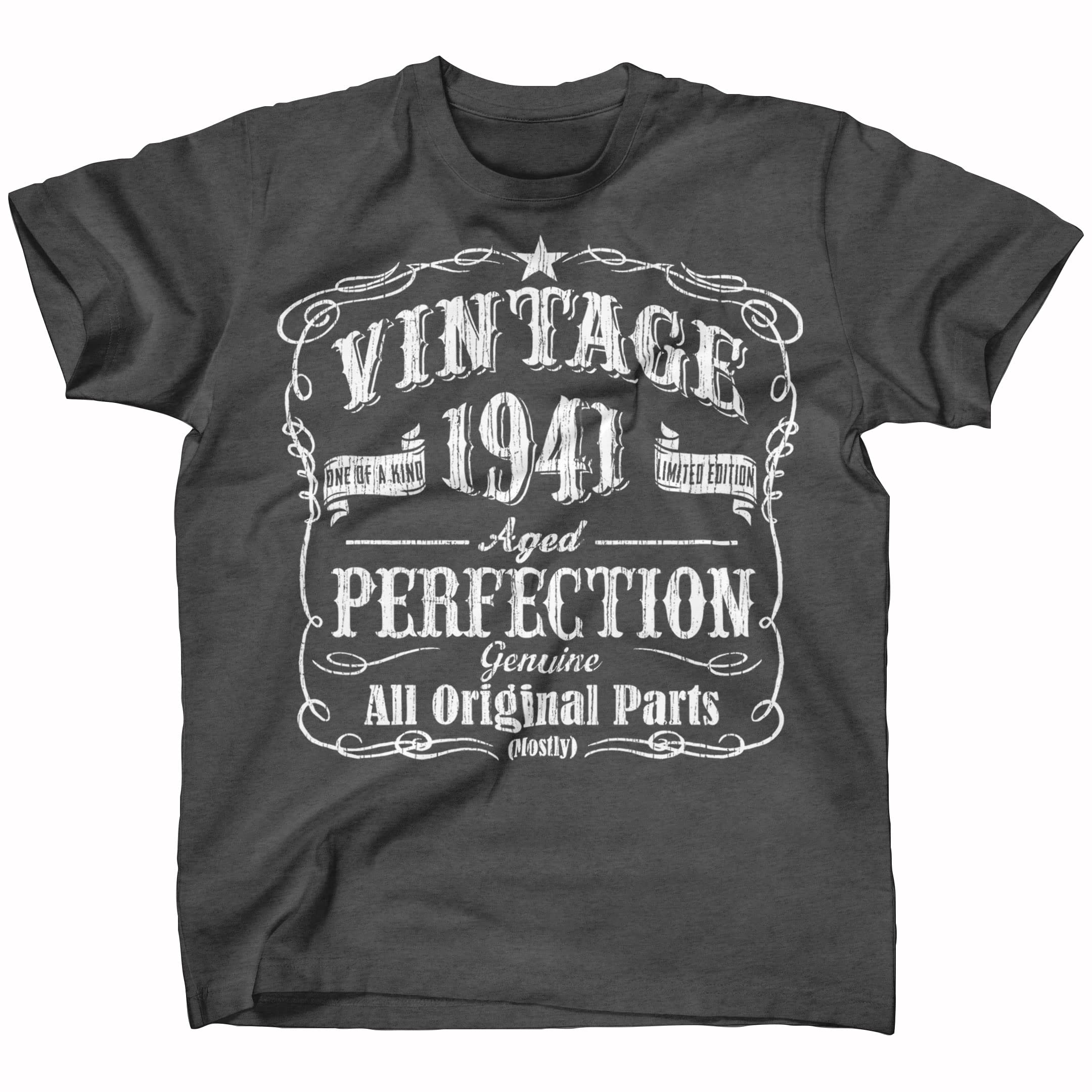 Vintage 1940 Themed T-Shirt for Men - 82nd Birthday Gift Idea for 80 Year Old - Perfect for Milestone Celebrations & Retro Fashion Lovers