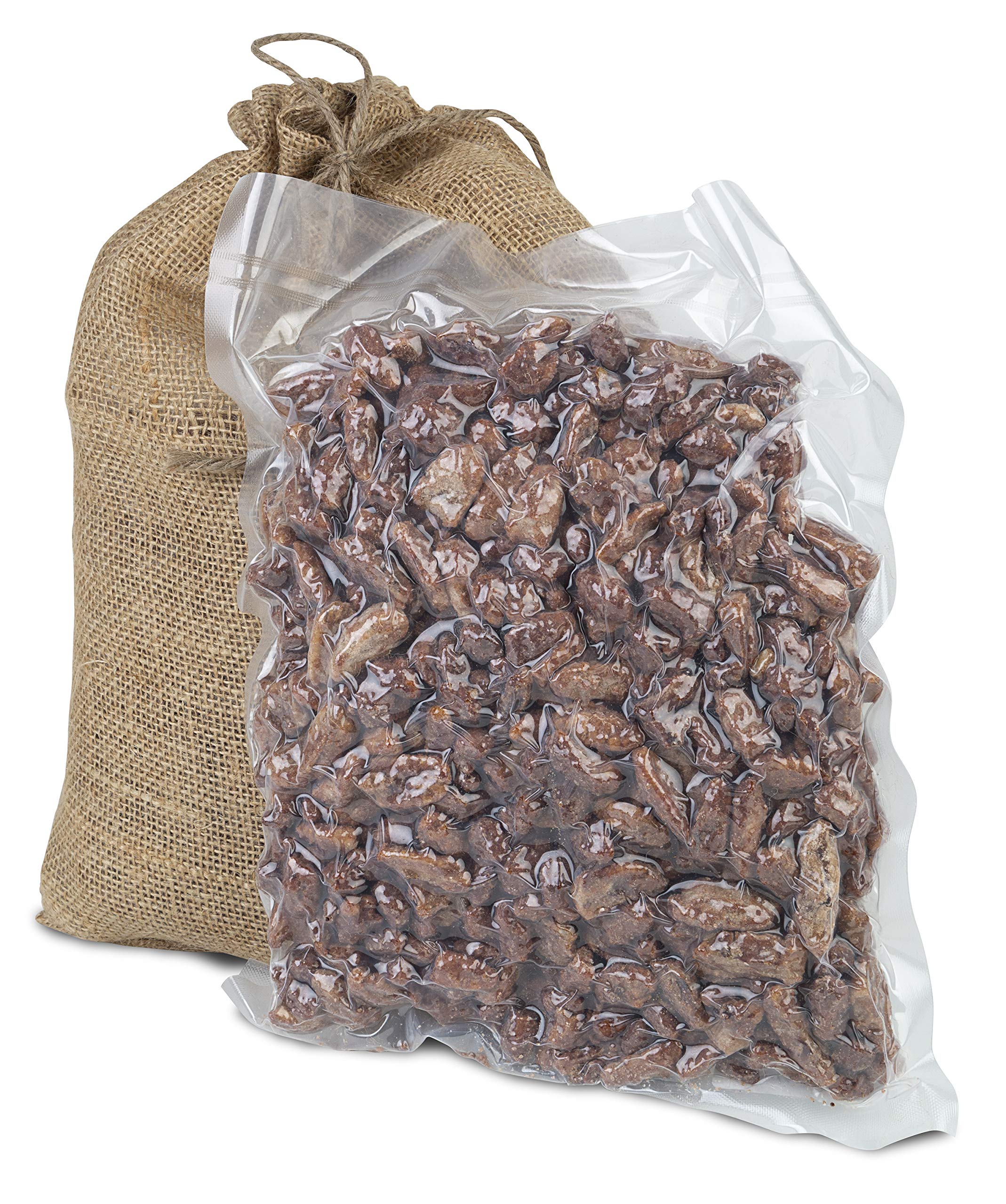 Kettle Creek Snacks Sea Salt Praline Pecans - Non-GMO, Gluten-Free, 2 LB Resealable Bag - Perfect for Parties, Gifts & Healthy Snacking