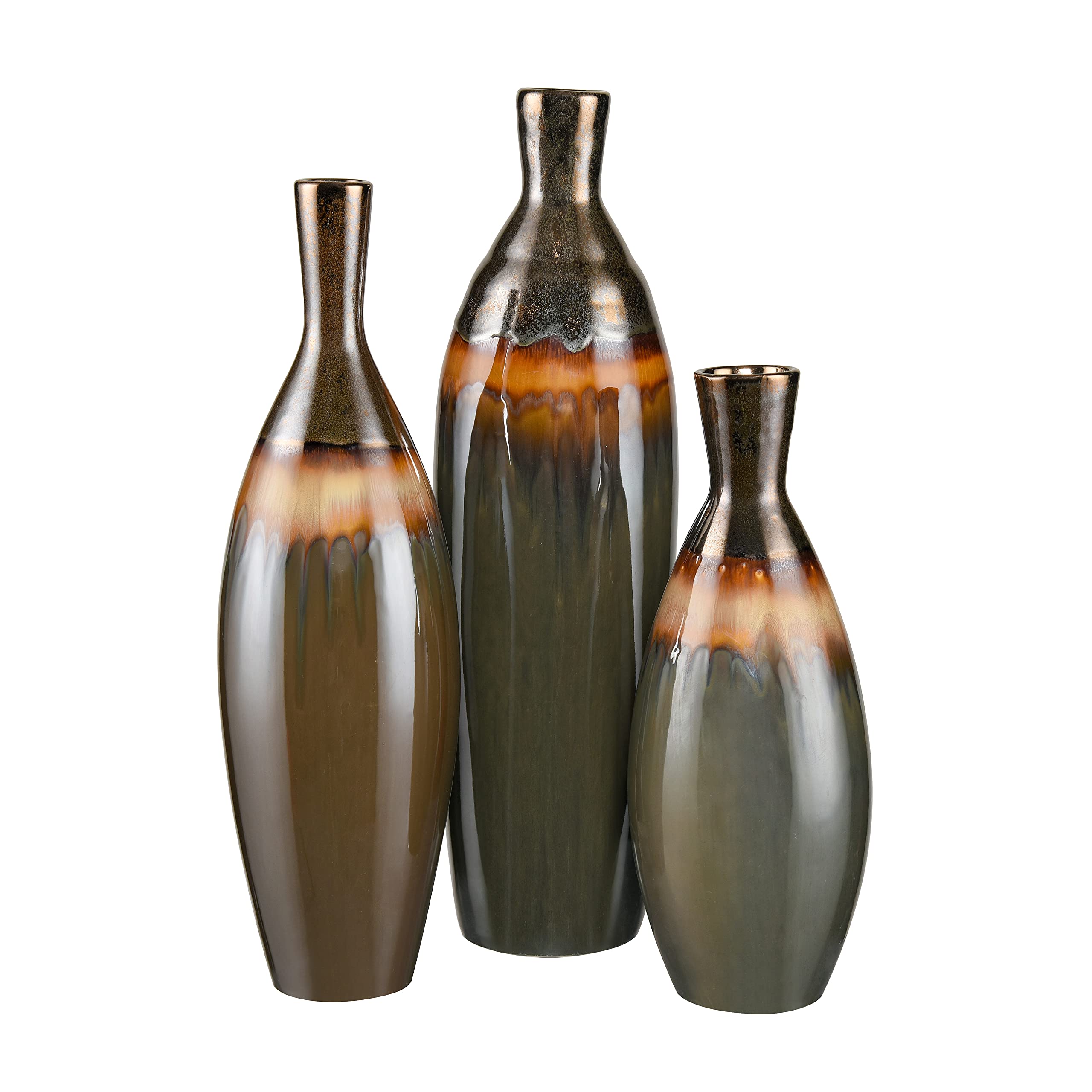 Elk Home S0017-8956 Arne Vase - Large Modern Ceramic Vase for Home Decor, Wedding Centerpiece, Living Room & Dining Table Decoration