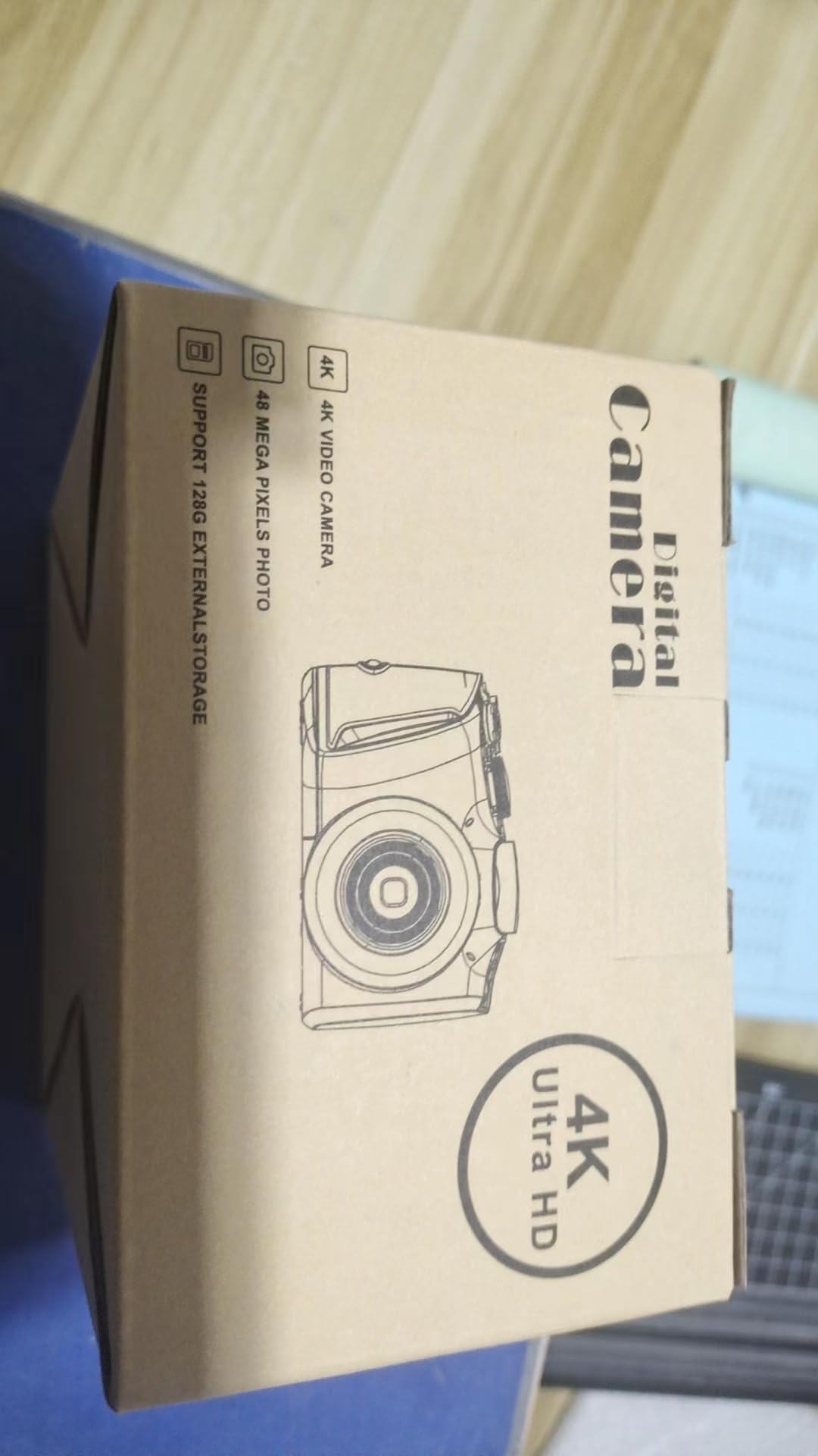 4K Ultra HD 48MP Digital Camera with Wide Angle Lens & 16x Zoom - 3