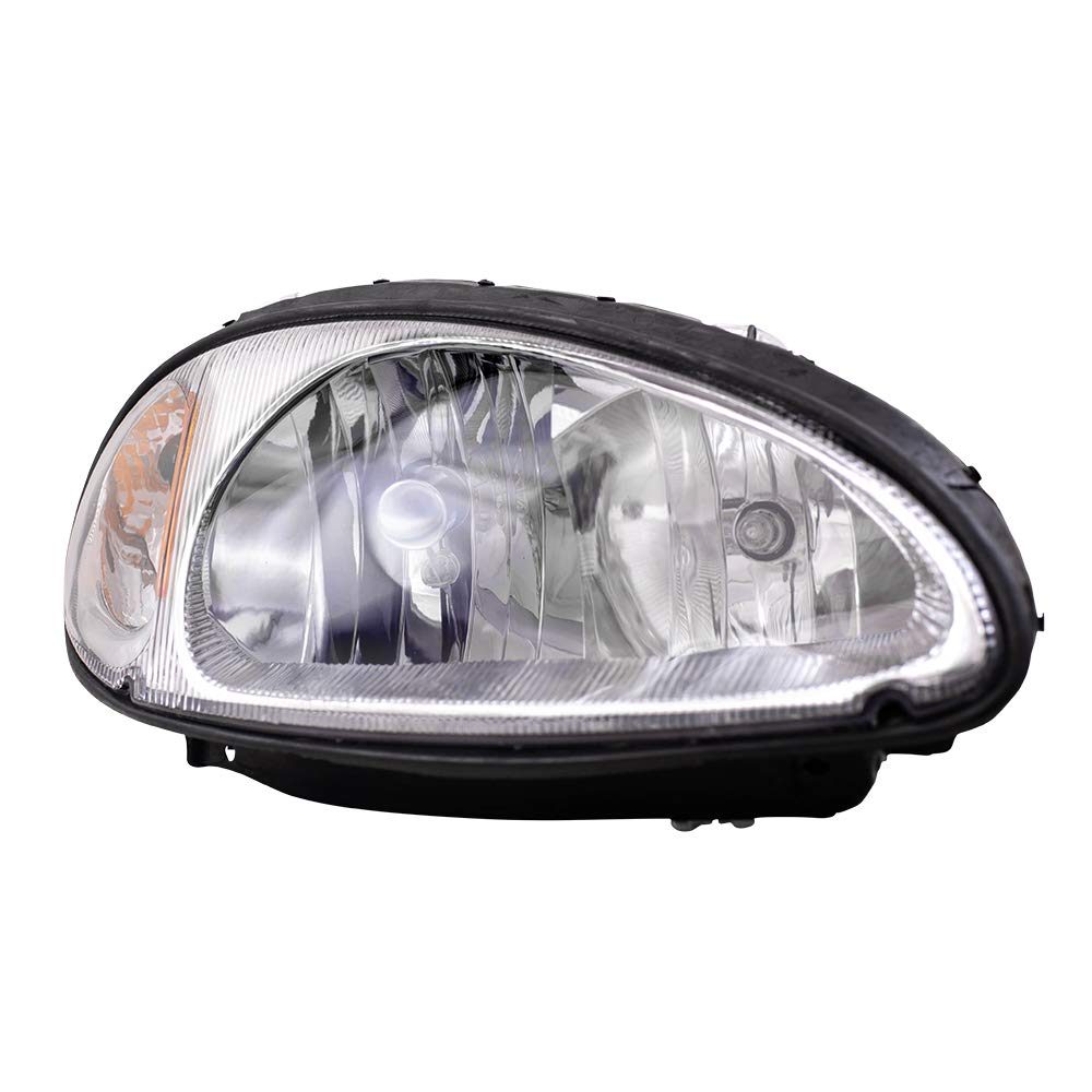 Brock Replacement Headlights for 2001-2005 Chrysler PT Cruiser - Driver & Passenger Side Compatible with Part Numbers 5288765AI & 5288764AI - Perfect for Night Driving & Vehicle Restoration Projects