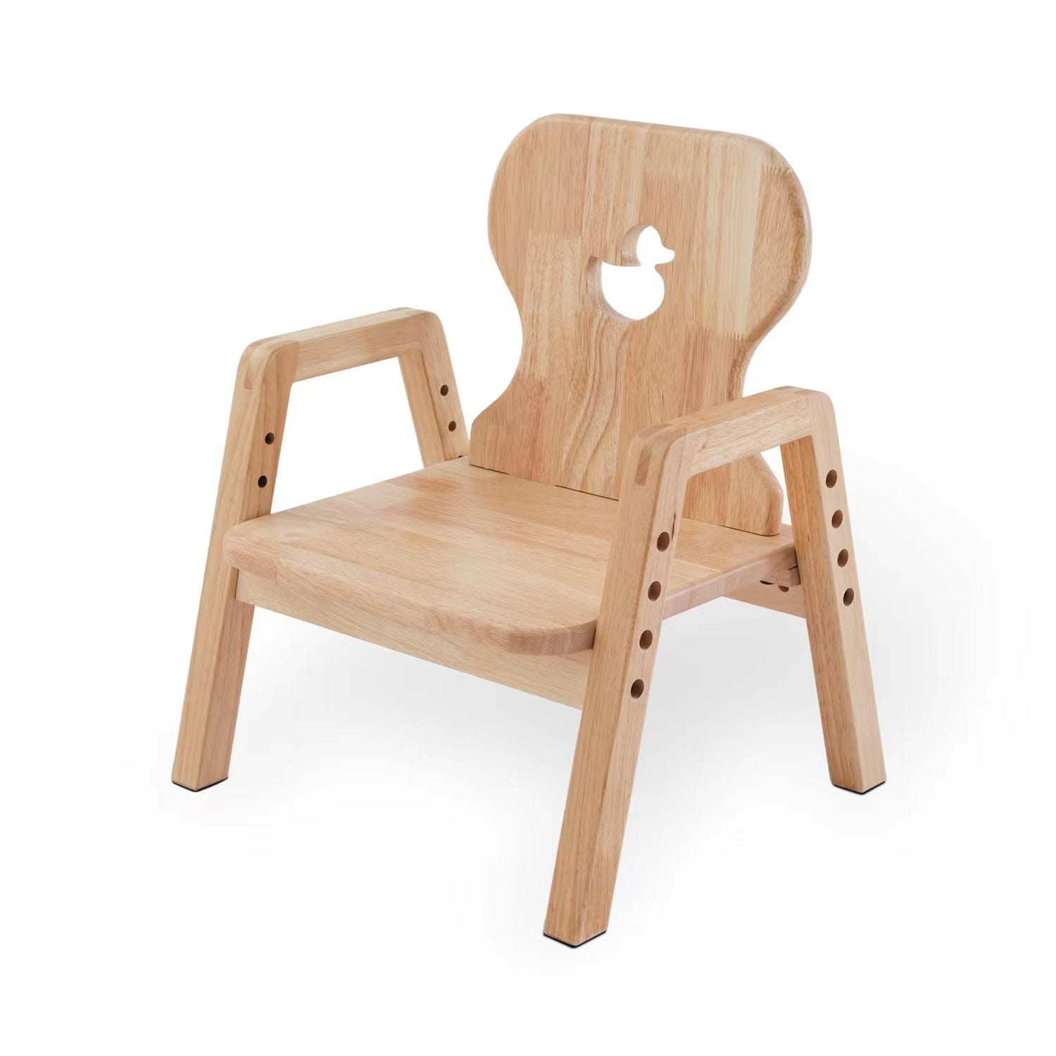 Premium KAYA Solid Wood Adjustable Chair - Large Size Ergonomic Office Chair with Lumbar Support - Perfect for Home Office, Study Room & Workspace