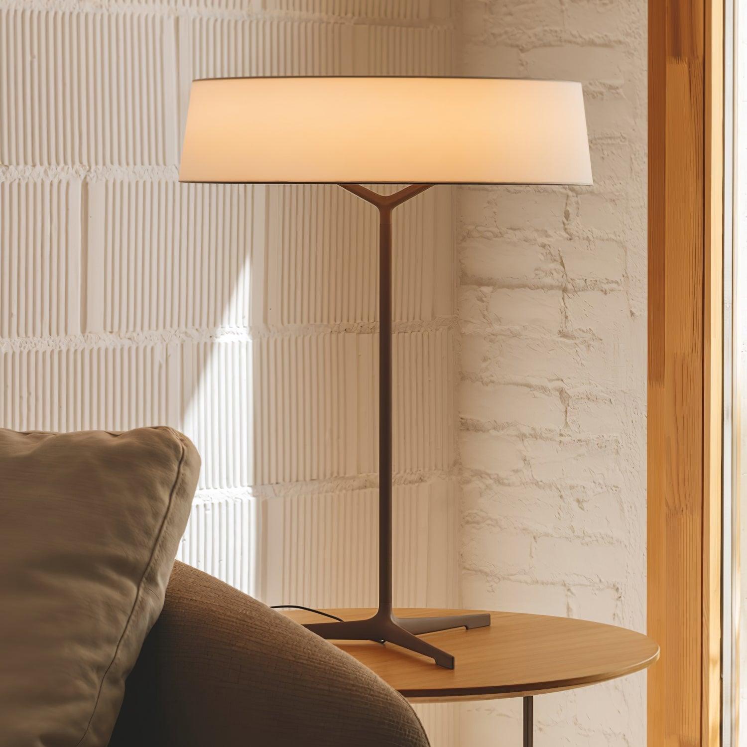 Modern DAMA Table Lamp - Stylish LED Nightstand Lamp with USB Port & Touch Control for Bedroom, Living Room, Office - Warm White & Cool White Light Modes