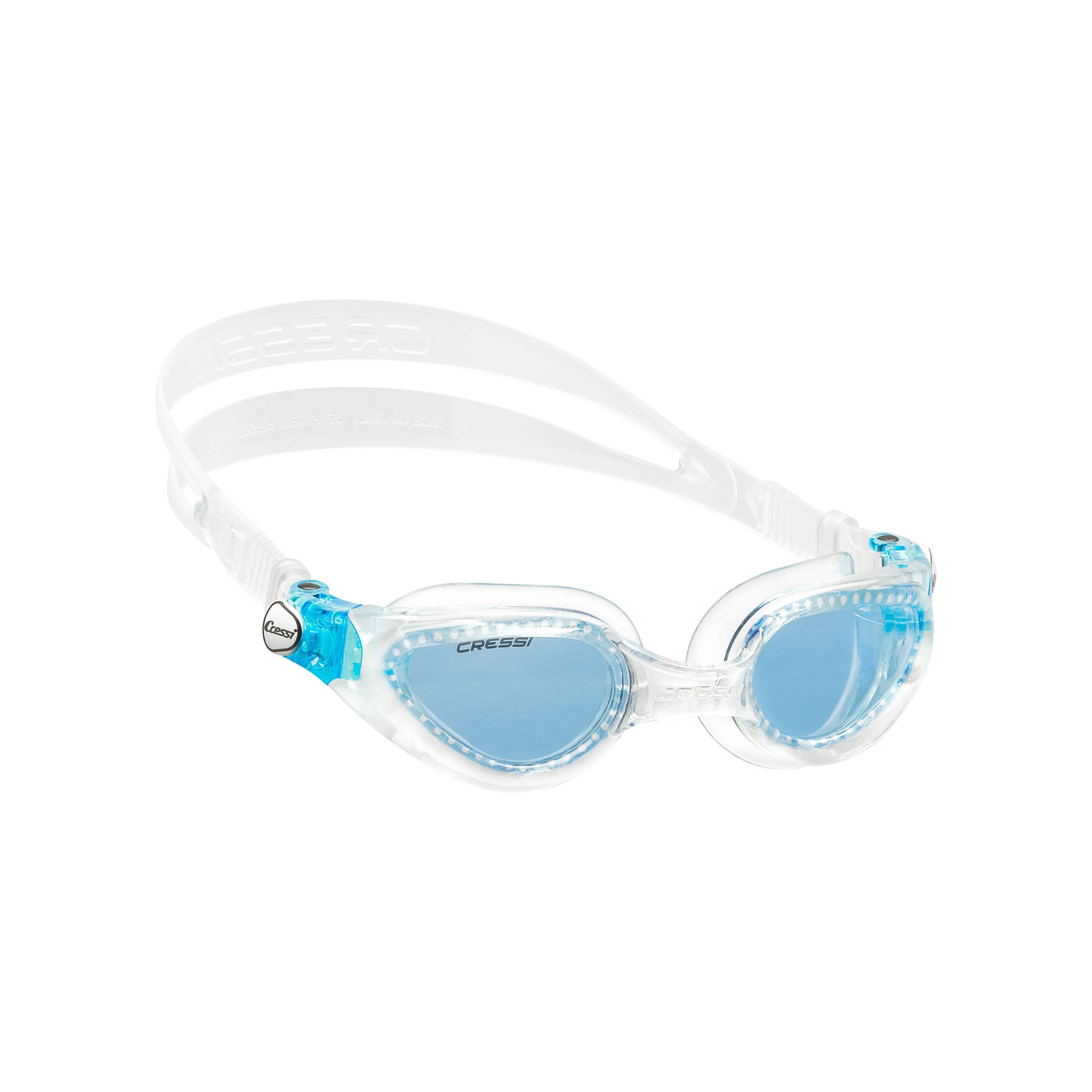 Cressi Right Swim Goggles - Anti-Fog & UV Protection Swimming Goggles for Adults | Perfect for Lap Swimming, Triathlon Training & Open Water Swimming