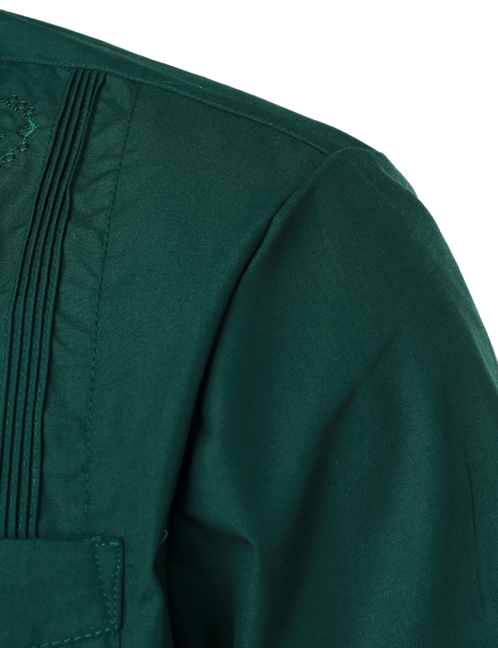 VATPAVE Men's Embroidered Cuban Guayabera Shirts | Short Sleeve Casual Button Down Shirt | Breathable Linen Blend | Perfect for Beach Vacations, Summer Parties & Tropical Weddings