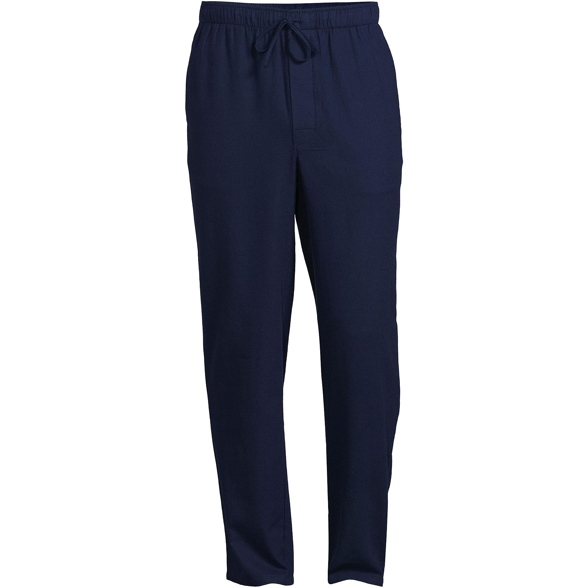 Lands' End Men's Flannel Pajama Pants - Soft & Warm Winter Sleepwear for Lounging at Home or Cozy Nights