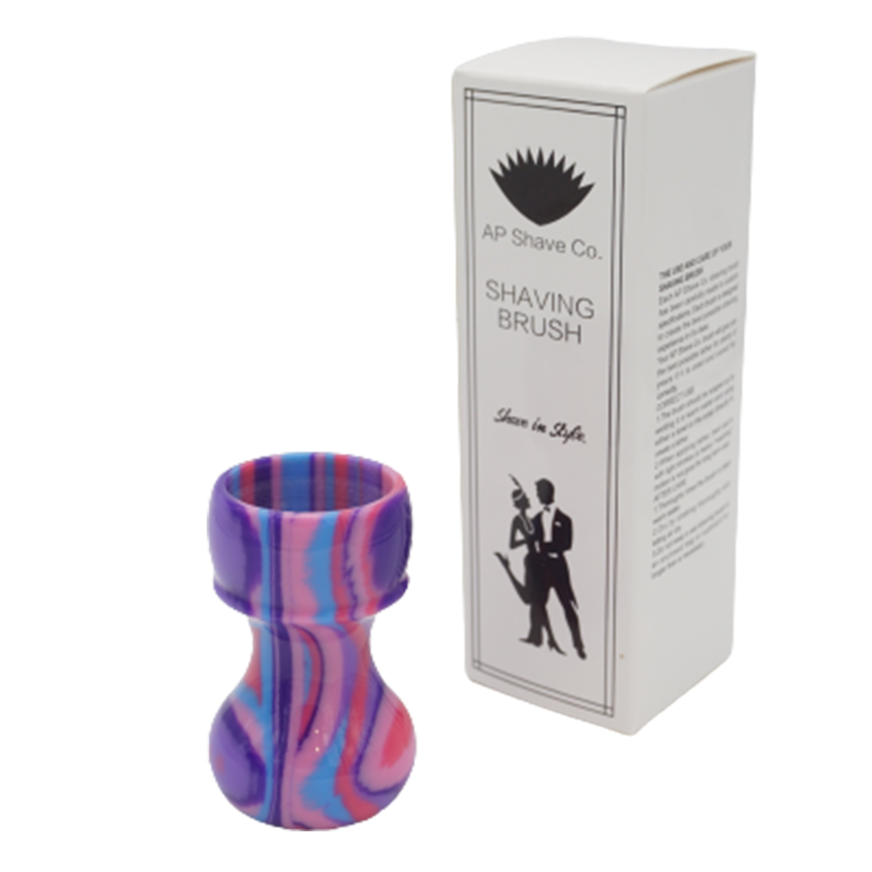 Premium Purple Haze Handcrafted Shaving Brush Handle - Fits 28mm & 30mm Knots - Perfect for Wet Shaving & Grooming Gifts for Men