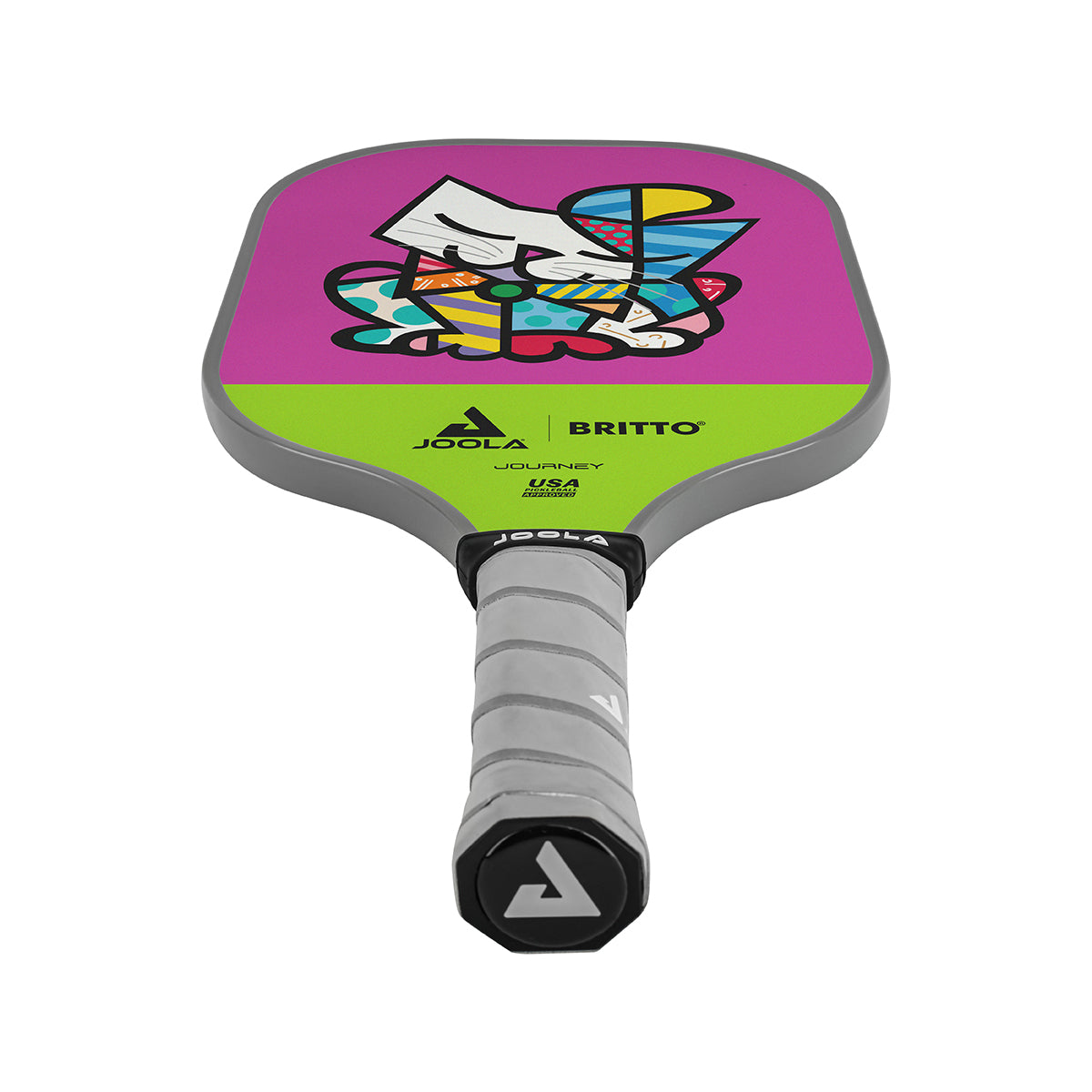 JOOLA BRITTO Pickleball Paddle - Premium Carbon Fiber Surface with Cushion Grip - USA Pickleball Approved - Perfect for Indoor & Outdoor Games, Tournaments & Recreational Play