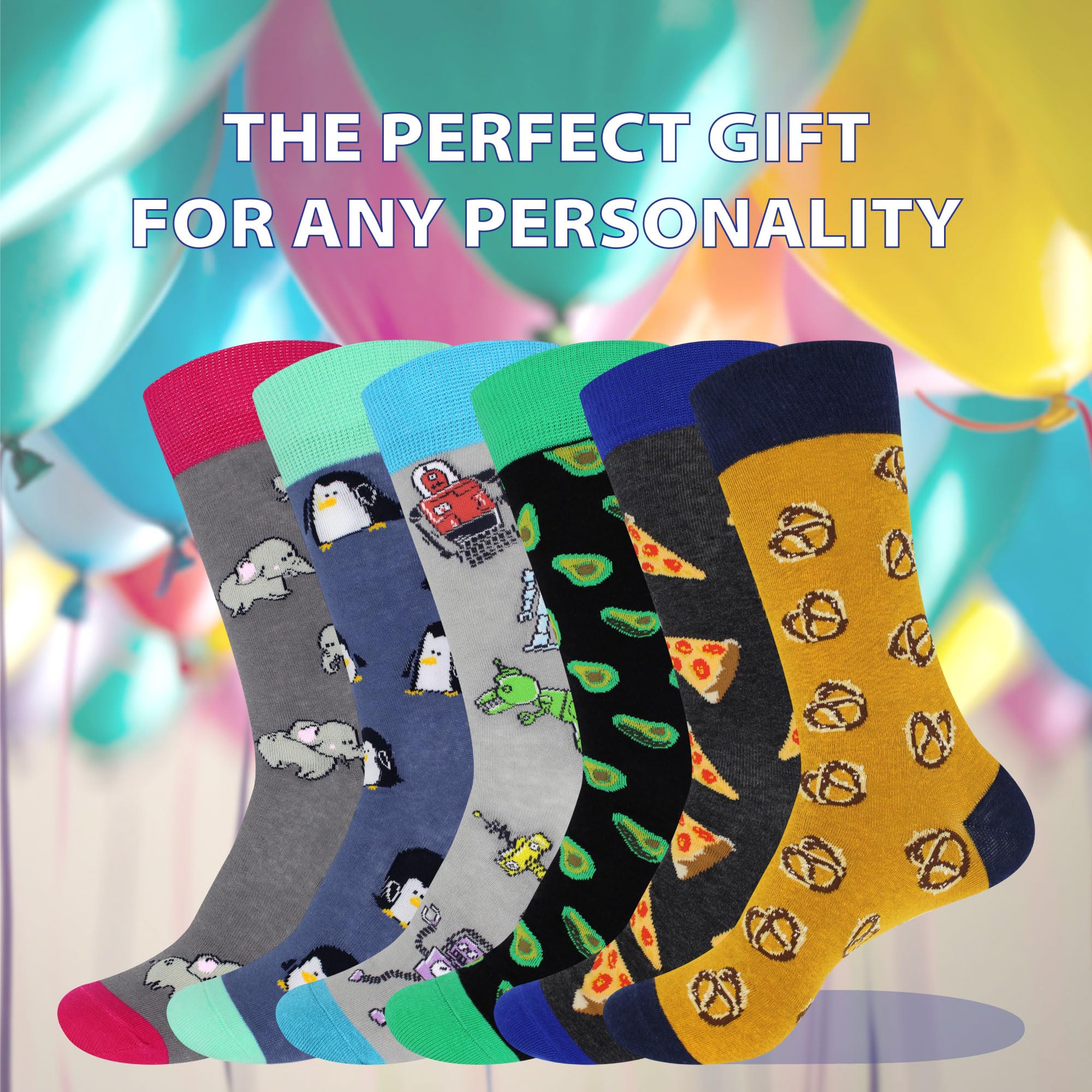 BambooMN Novelty Socks for Women & Teens - Fun Crazy Socks for Casual Outfits | Cute & Comfortable Ankle Socks for Everyday Wear, Gifts, and Funny Fashion