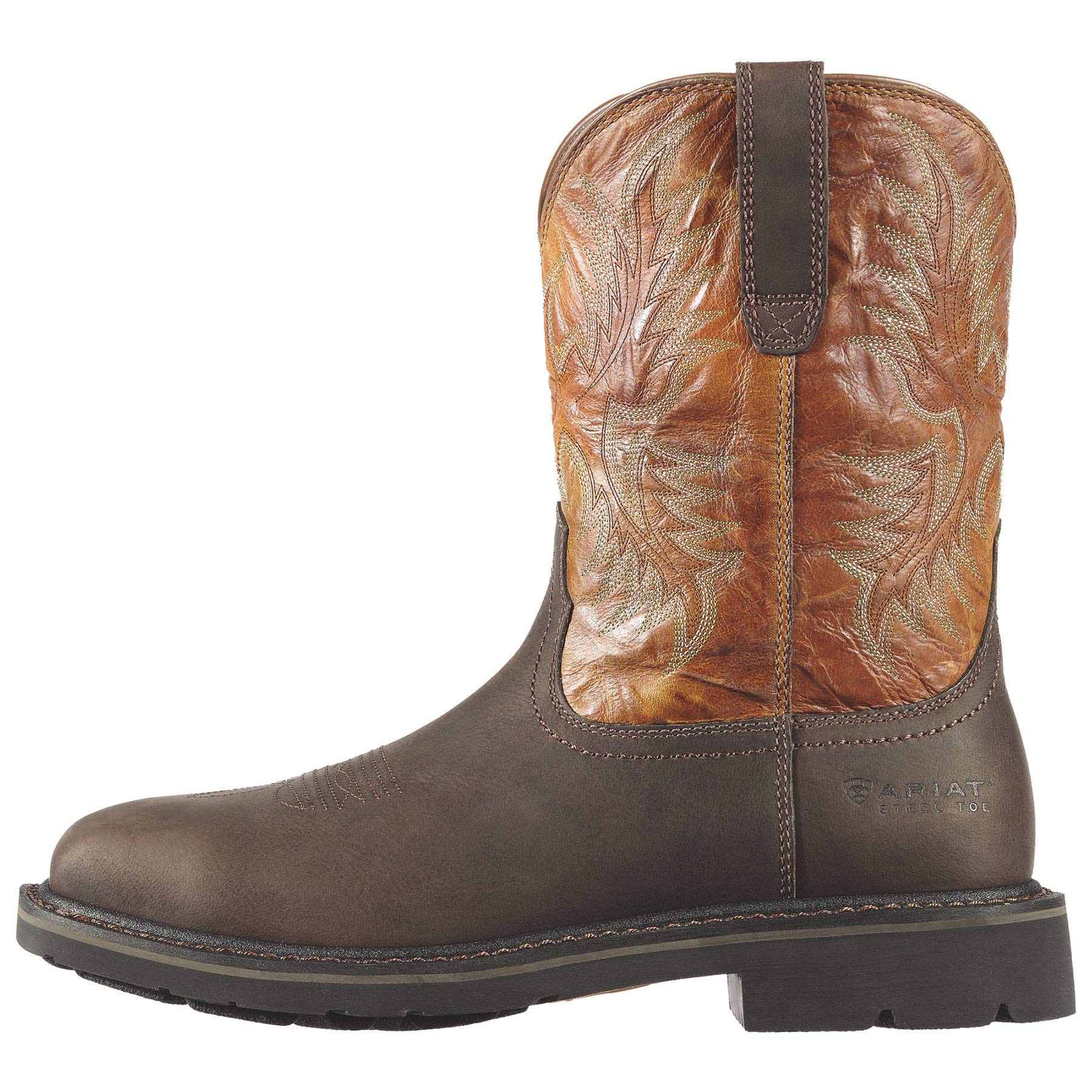 Ariat Quickdraw VentTEK Western Boot for Men - Breathable Mid-Calf Cowboy Boots for Riding, Work & Outdoor Activities