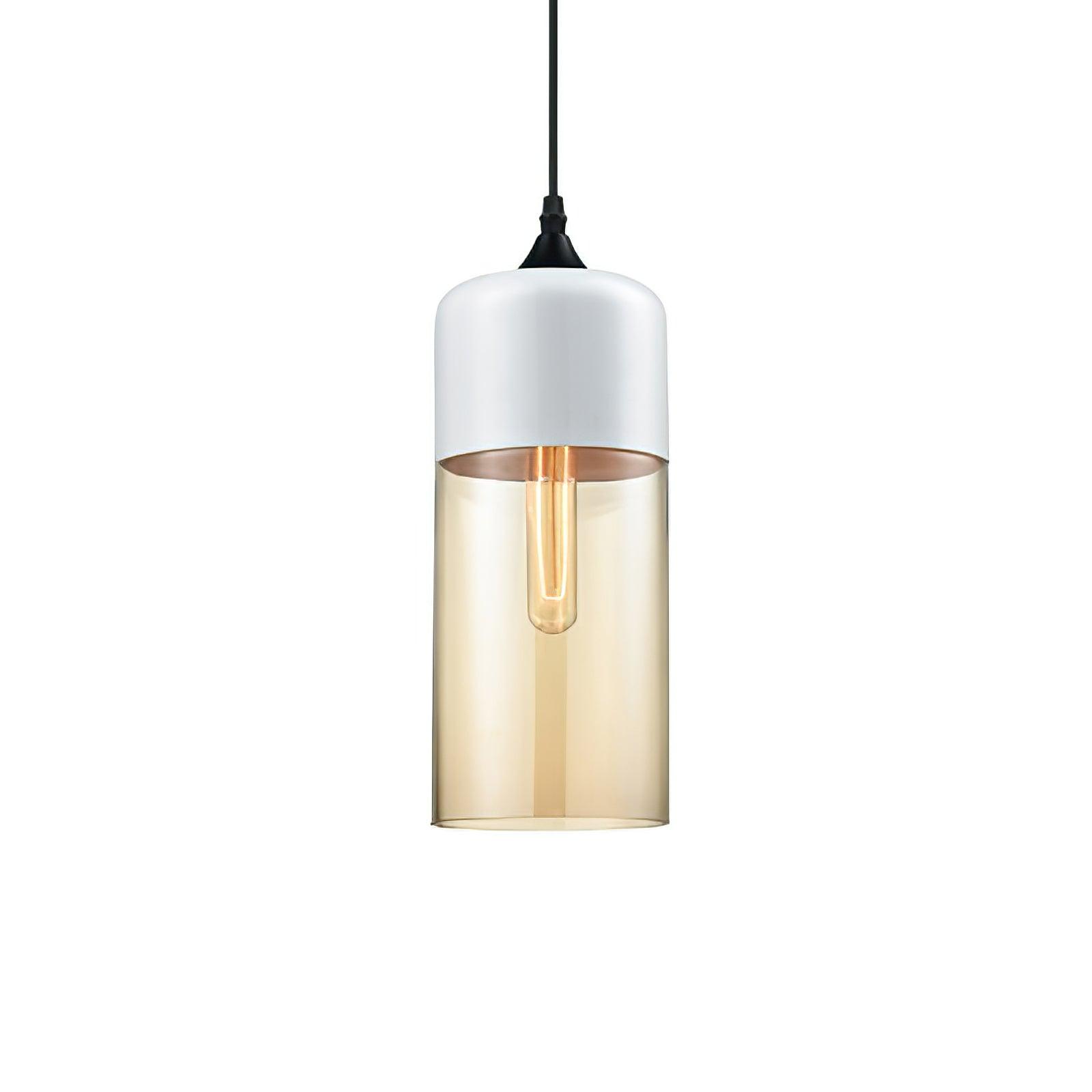 Eclisse Quartet Pendant Lamp - Modern Glass Ceiling Light Fixture for Dining Room, Kitchen Island & Living Room Decor