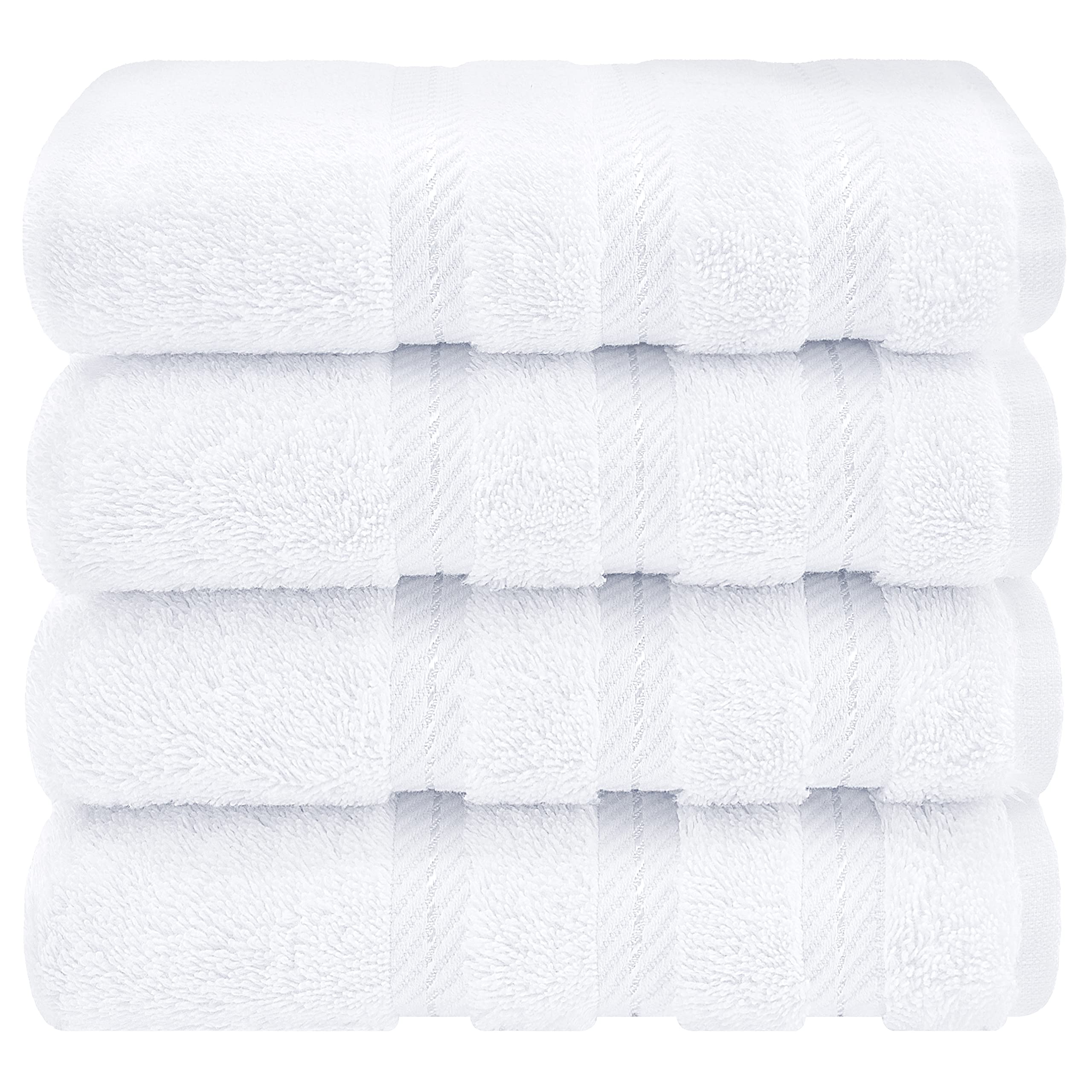 Premium 6-Piece Soft Linen Towel Set with 4 Bath & 4 Hand Towels - Luxury Spa & Bathroom Essentials for Home, Hotel, and Gift Giving