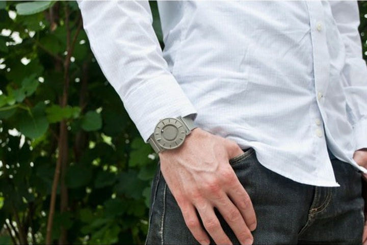 Eone The Bradley Mesh Watch - Stylish Tactile Timepiece for Men & Women - Water-Resistant Analog Watch for Blind & Sighted - Perfect for Office, Travel & Everyday Wear
