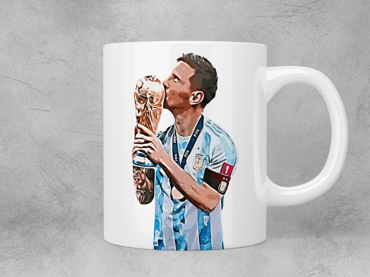 Lionel Messi World Cup 2022 Commemorative Coffee Mug - Perfect for Soccer Fans, Gift for Football Lovers, Great for Home, Office & Game Day Parties