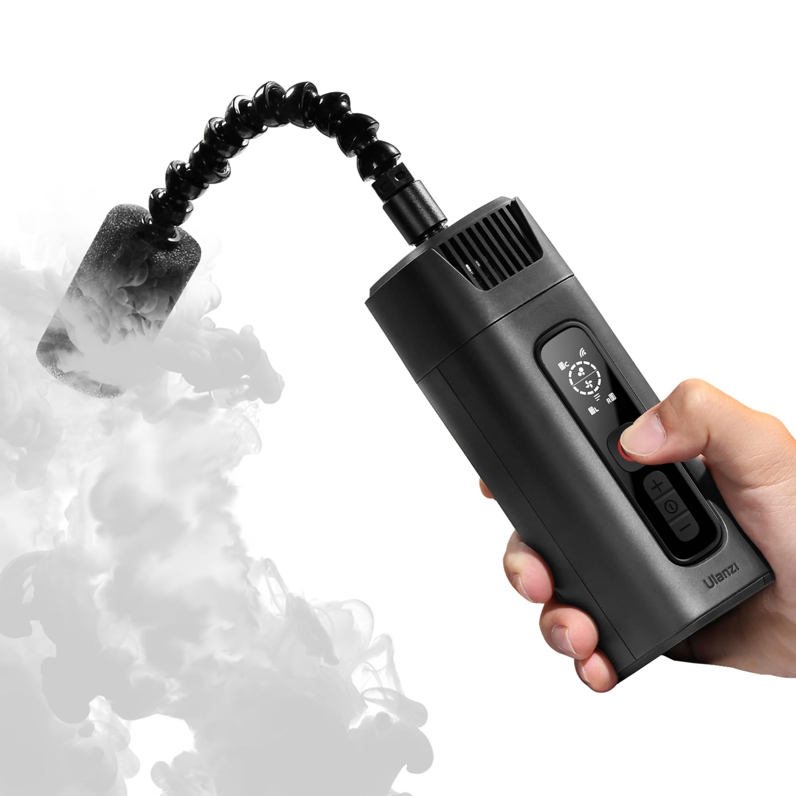 ULANZI FILMOG Ace FM01 Portable Fog Machine with Remote Control - Handheld Smoke Generator for Photography, Halloween, Parties, Stage Effects, Outdoor Events, Weddings & Disinfection | Perfect for DJ Shows, Music Videos, and Haunted House Decorations