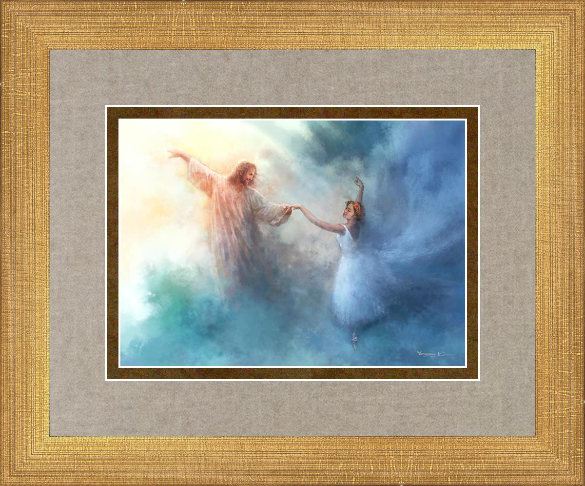 A Pas De Deux By Yongsung Kim - Ballet Dance Art Print - Elegant Wall Decor for Home, Office & Dance Studios