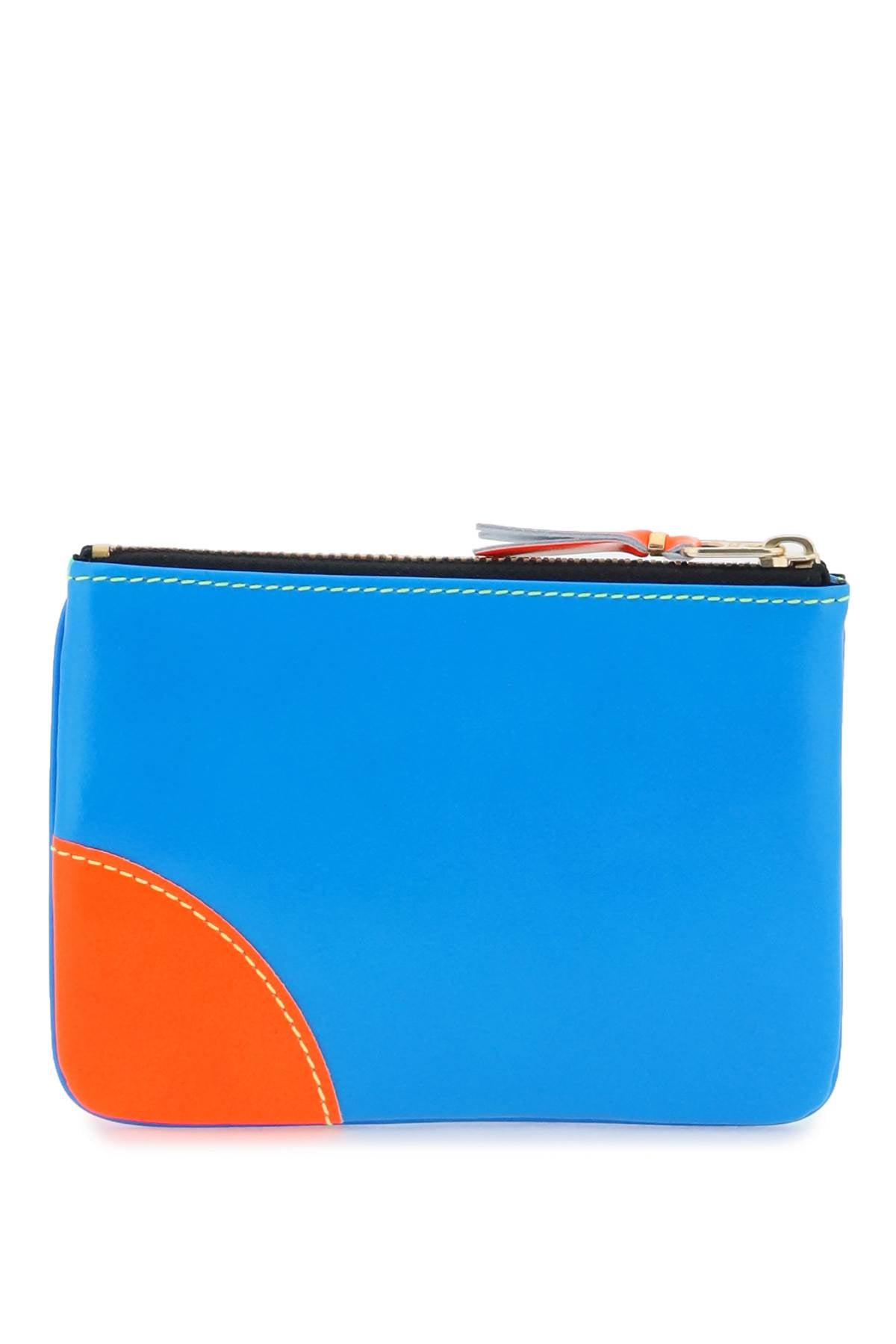 Comme des Garcons Fluorescent Mini Wallet Pouch - Stylish & Compact for Everyday Use, Travel, and Parties