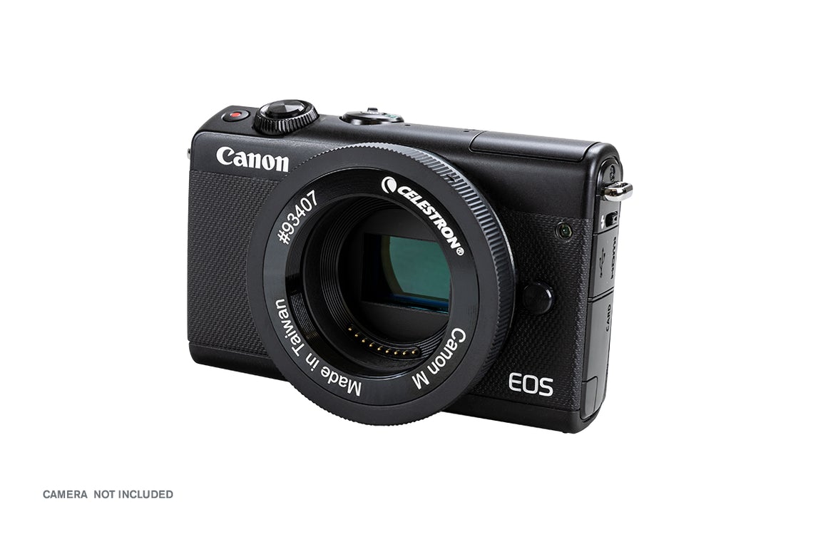 Canon M Mount T Ring Adapter - Compatible with Canon M Series Cameras for Astrophotography & Telescope Photography