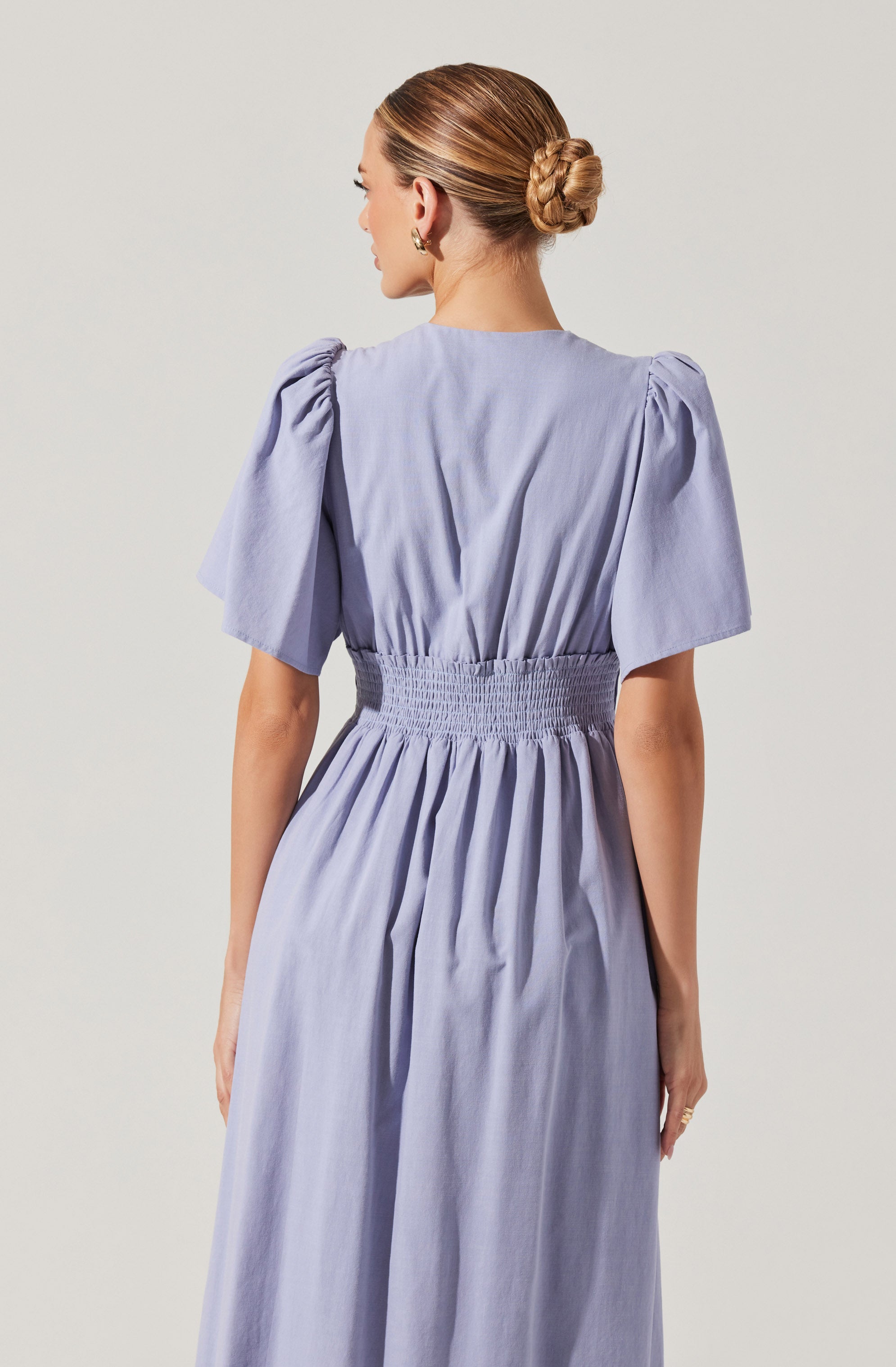 Hadleigh Scallop Trim Midi Dress - Floral Print Summer Dress for Women, Perfect for Beach Vacations, Garden Parties & Date Nights