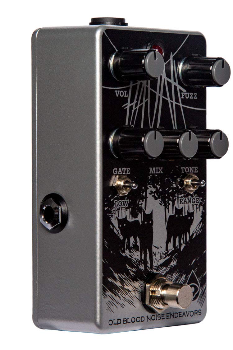 Old Blood Noise Haunt Fuzz Guitar Pedal with Clickless Switching - Includes Cable & Polish Cloth - Perfect for Shoegaze, Doom Metal & Experimental Music