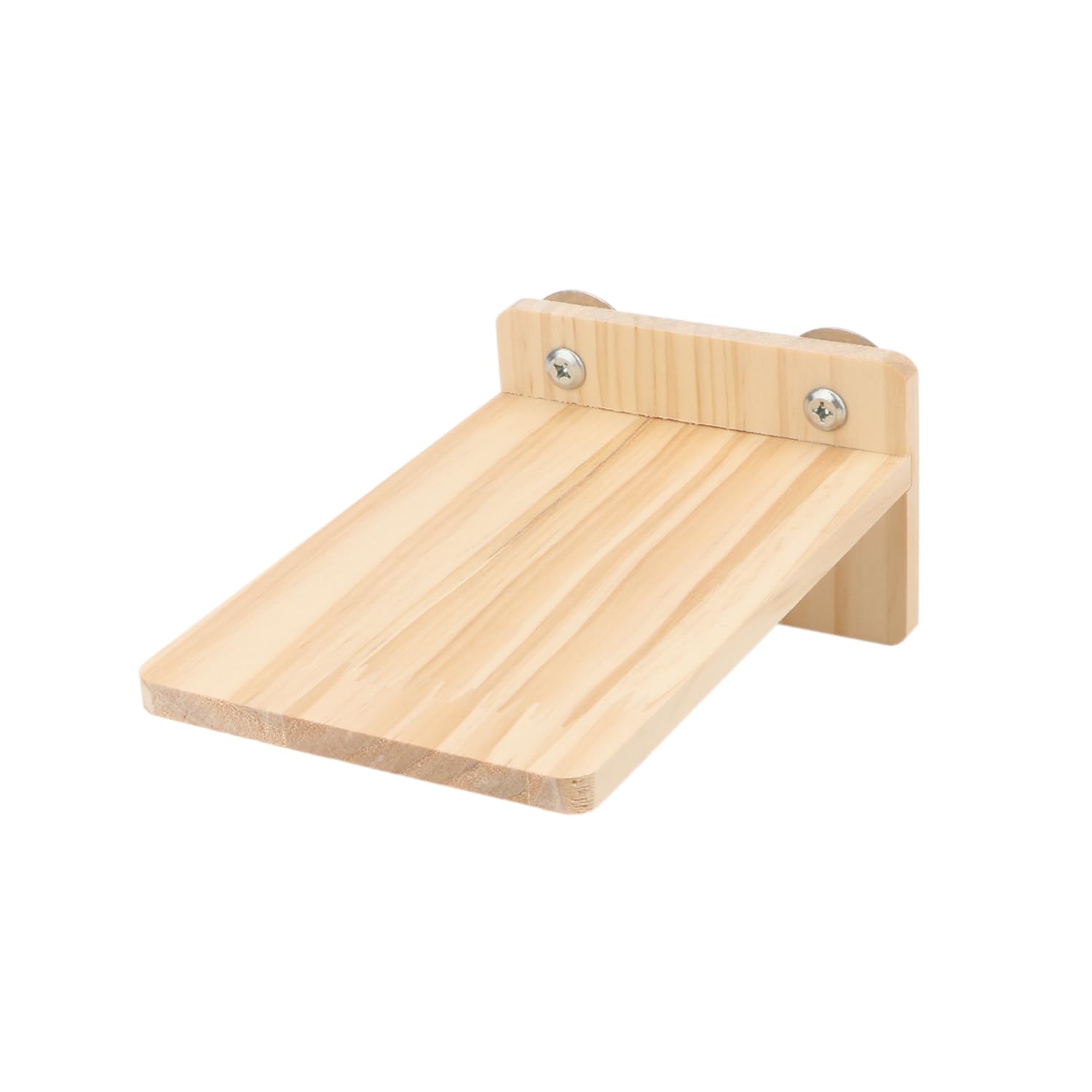 Natural Wooden Perch Stand for Small Pets - Hamster, Rat, Mice & Chinchilla Cage Exercise Toy | Small Animal Playground & Climbing Platform for Cage Enrichment