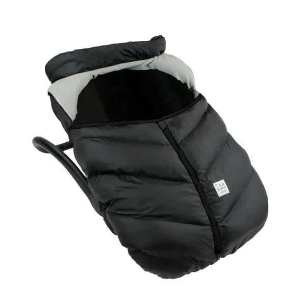7AM CAR SEAT COCOON - Premium Baby Car Seat Cover, Black - Soft & Breathable for Newborns & Infants - Perfect for Travel, Stroller, and Shopping Trips