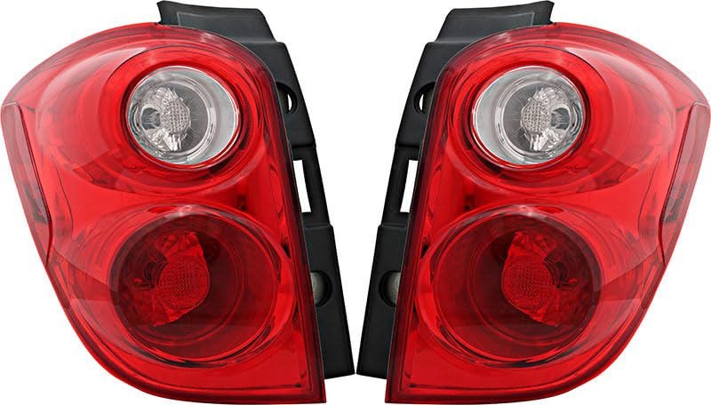 Chevrolet Chevy Equinox Tail Lights Lamps Set - Compatible with 2010-2015 Models - Left & Right Side Pair Replacement - Enhance Visibility & Safety for Night Driving