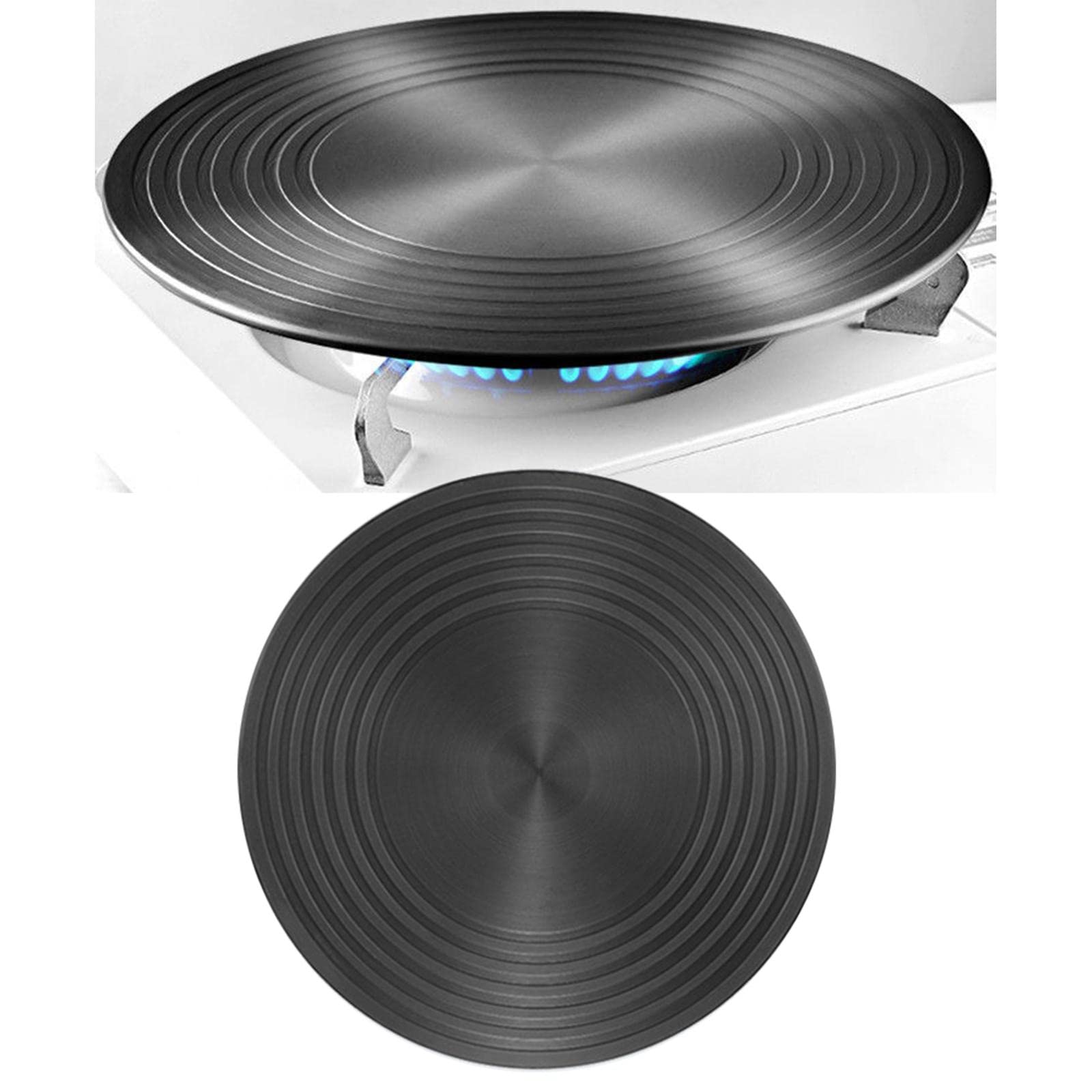 Stainless Steel Stove Heat Diffuser Plate - 24x4cm Heat Conduction & Distribution Tray for Even Cooking, Thawing & Simmering - Perfect for Gas & Electric Stovetops, Pots & Pans