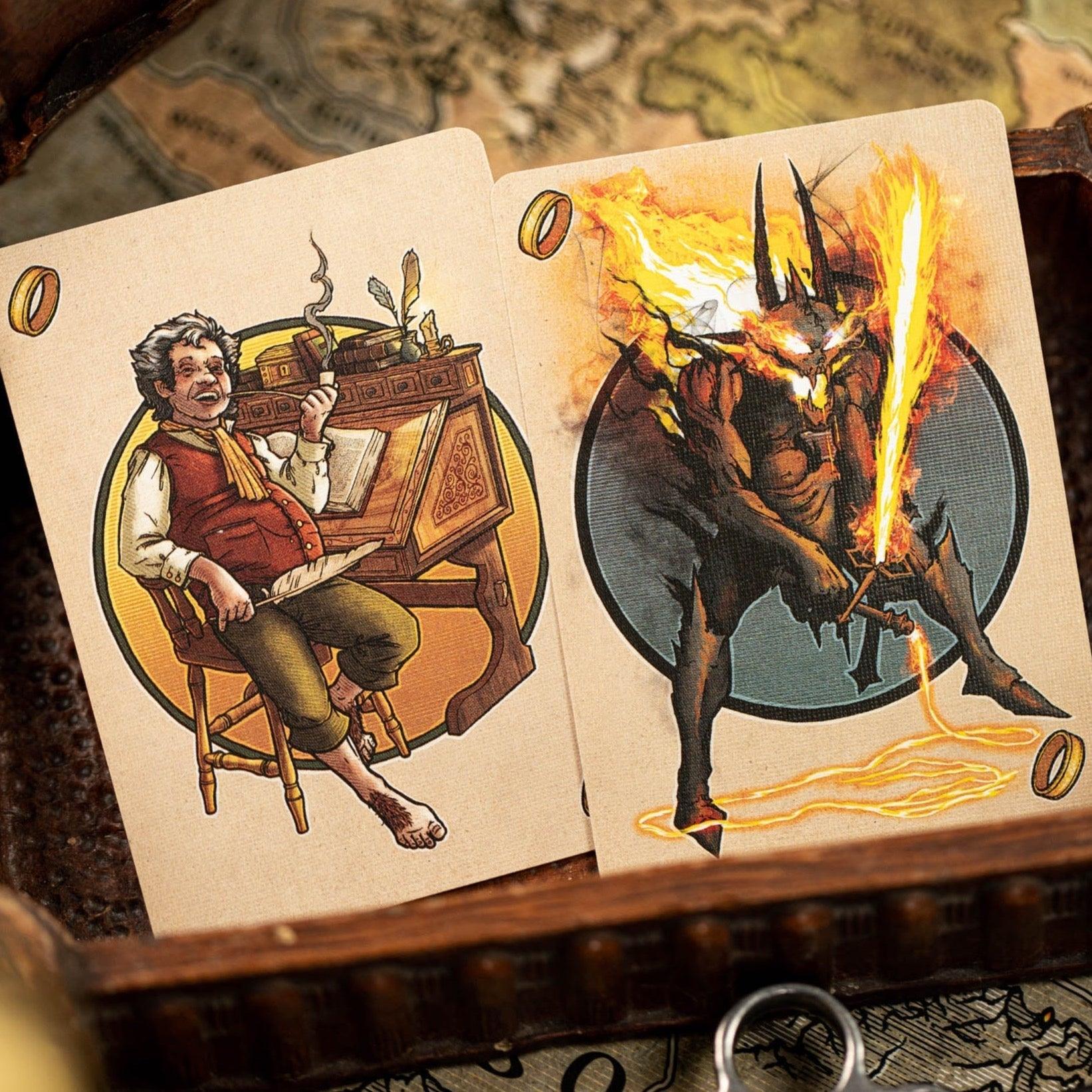 The Fellowship of the Ring Playing Cards - Official LOTR Lord of the Rings Collectible Card Game - Perfect for Movie Nights, Game Nights & Tolkien Fan Gifts