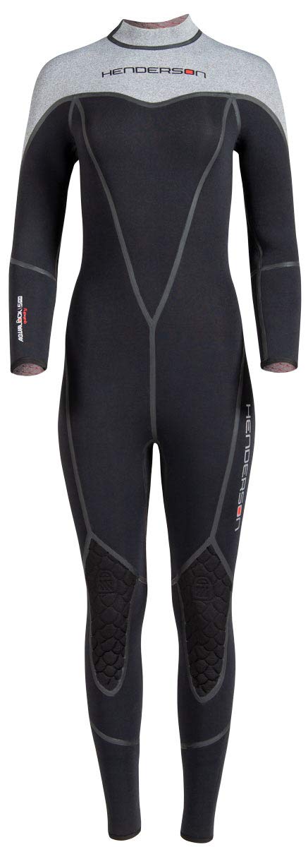 Henderson 7mm Aqualock Quickdry Women’s Back Zip Wetsuit Jumpsuit - Perfect for Surfing, Scuba Diving & Water Sports