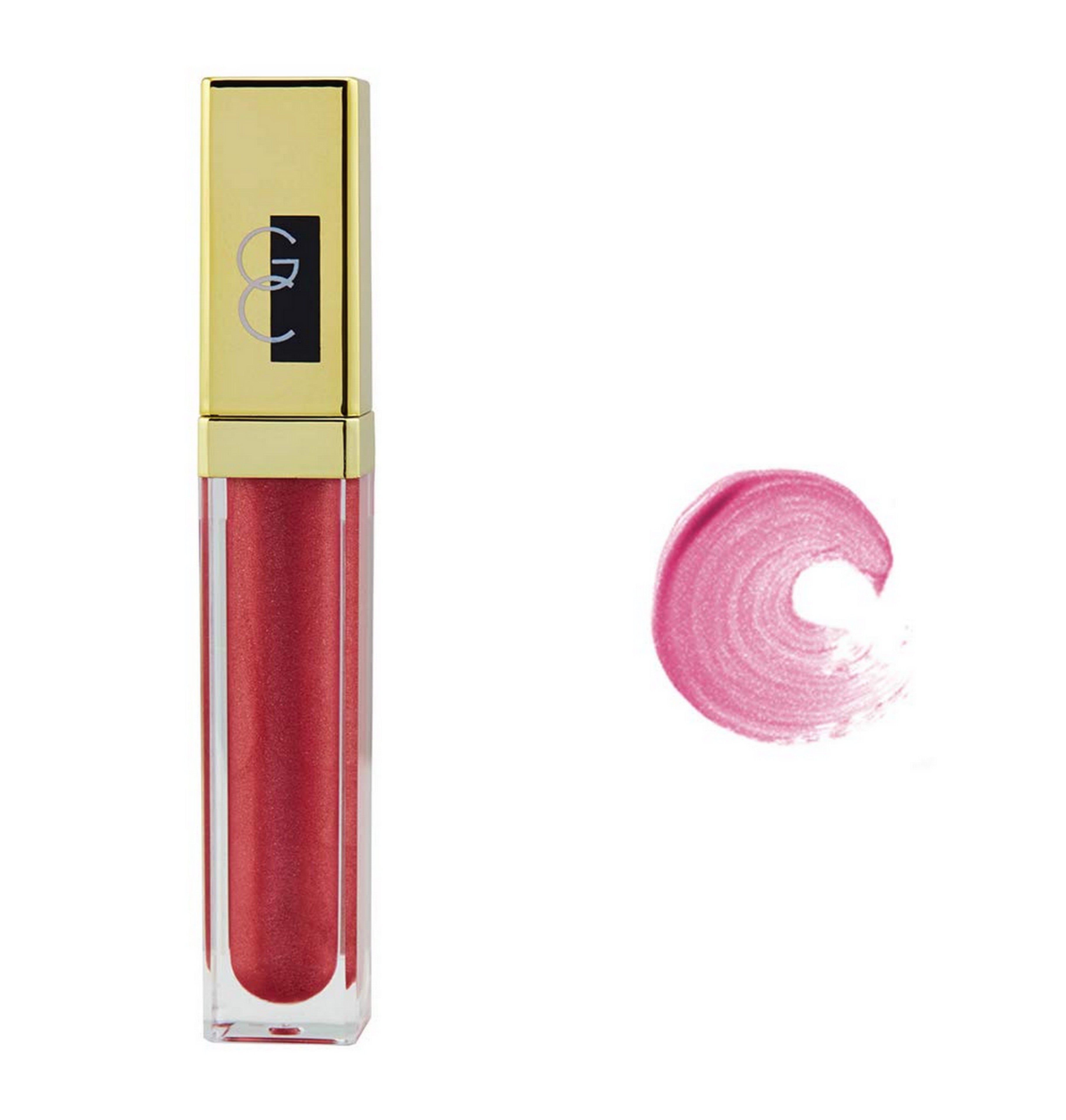 Gerard Cosmetics Lighted Lip Gloss - Pink Frosting Shimmer & Hydration | Perfect for Night Out, Parties & Date Night Makeup