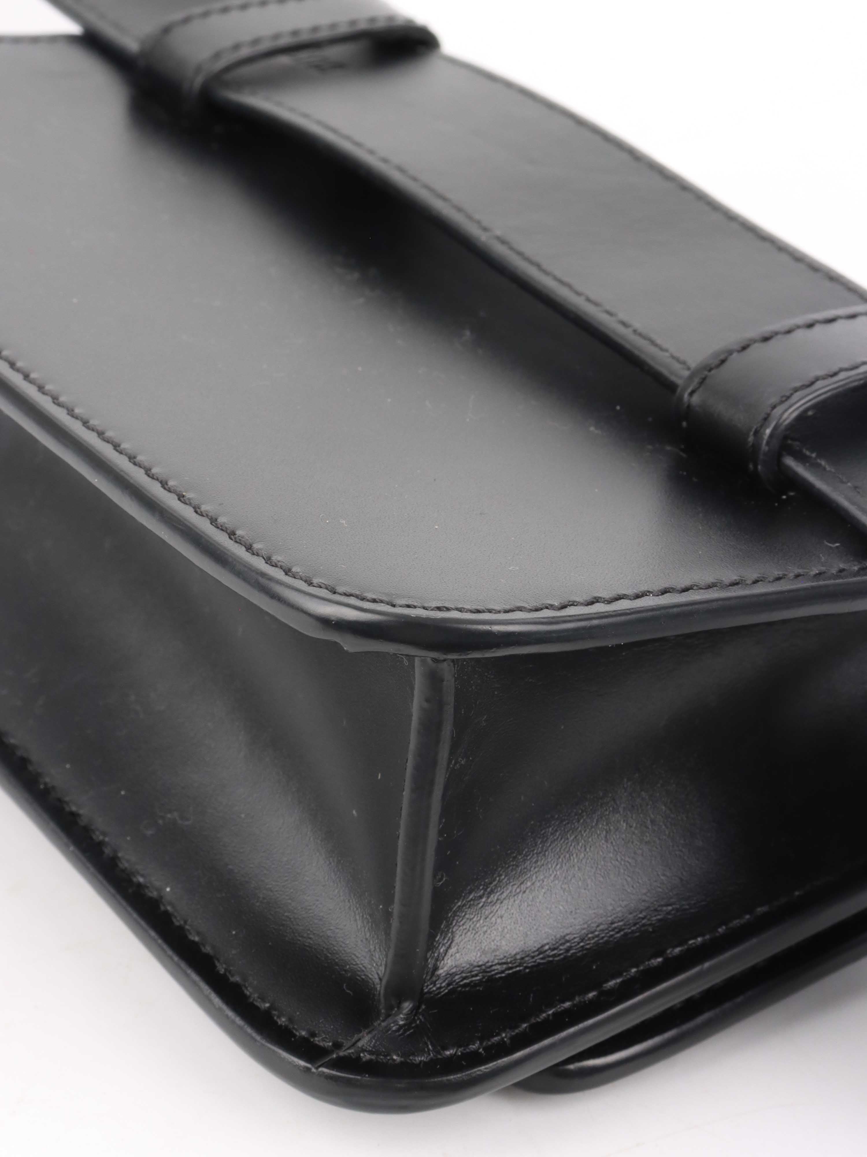 Burberry Black Leather Belt Bag for Women - Stylish Crossbody Handbag for Everyday Use, Work, and Travel